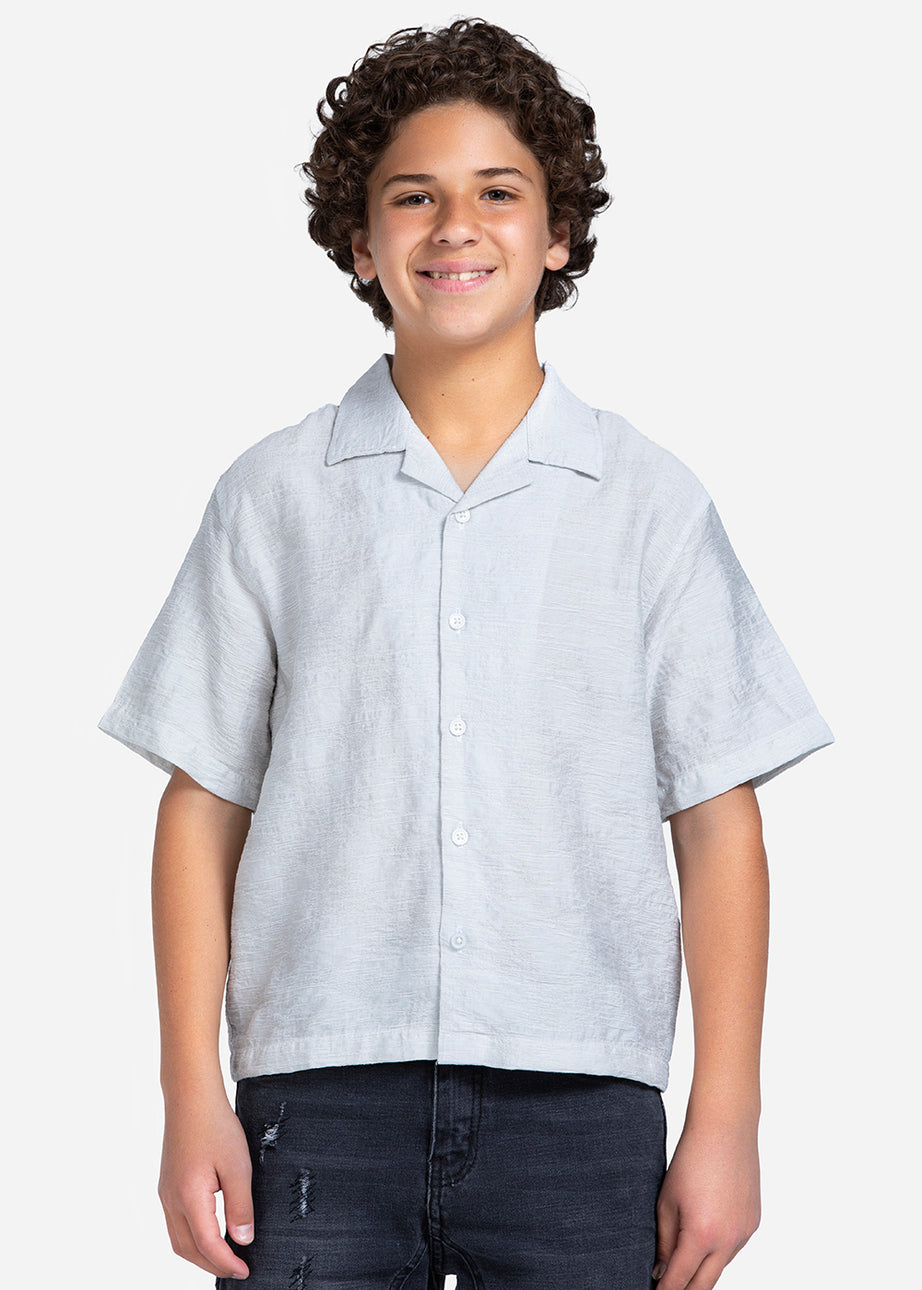 Half sleeve shirt - Boys - Plain