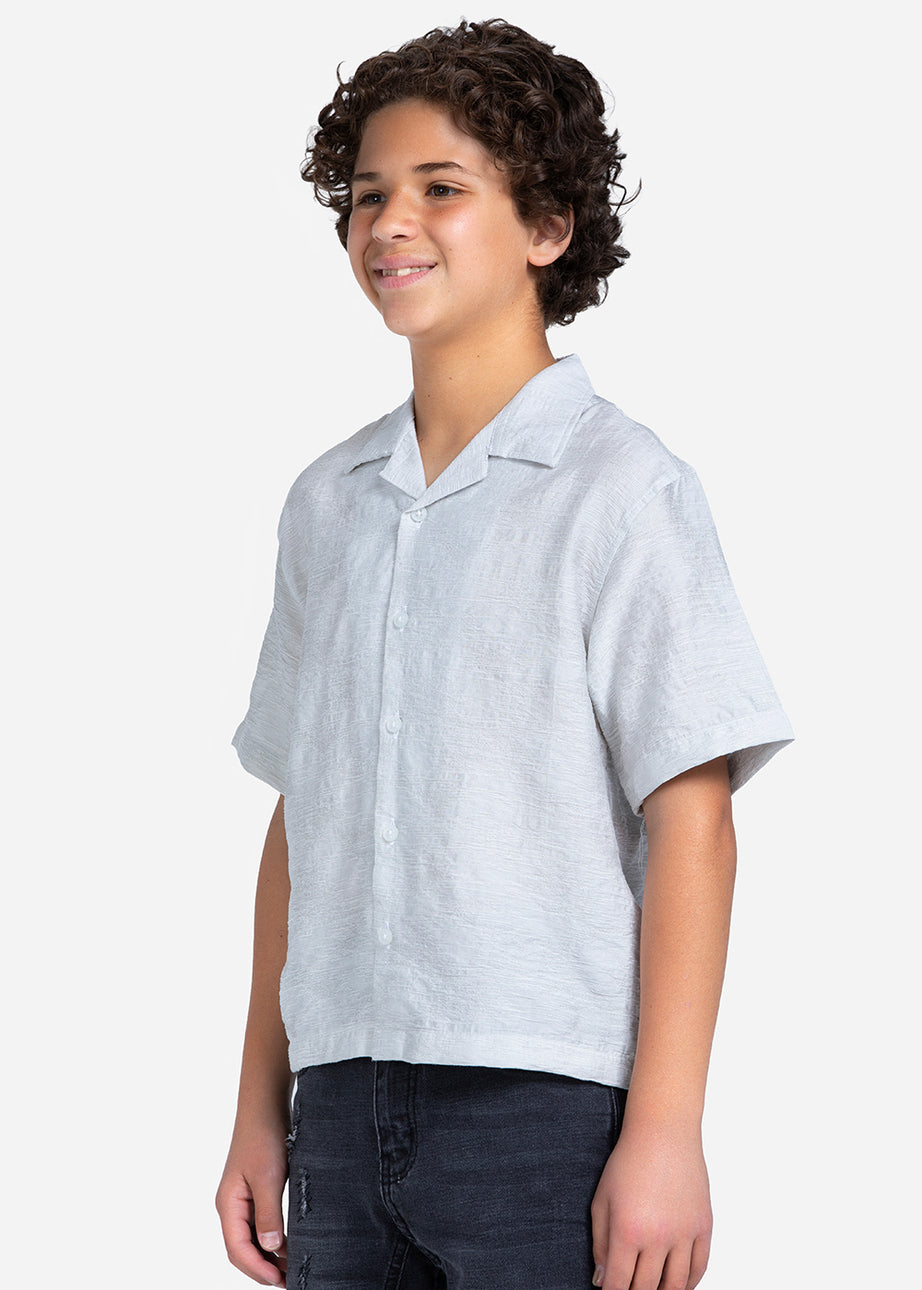 Half sleeve shirt - Boys - Plain