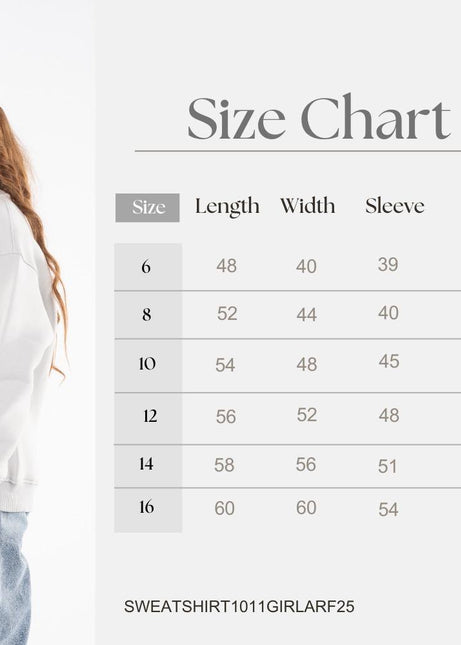 Sweatshirt - Girls - Printed