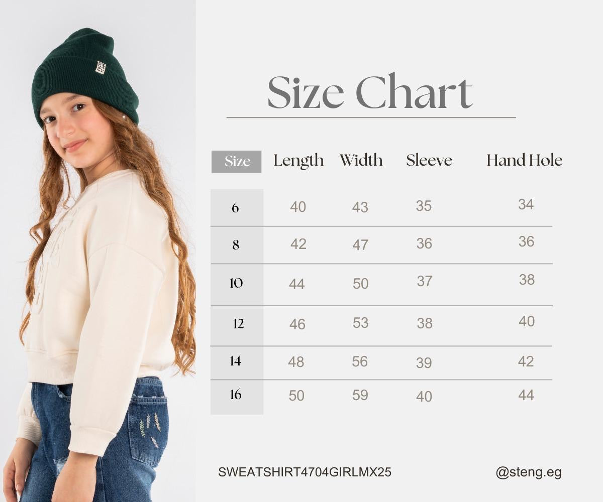 Sweatshirt - Girls - Printed