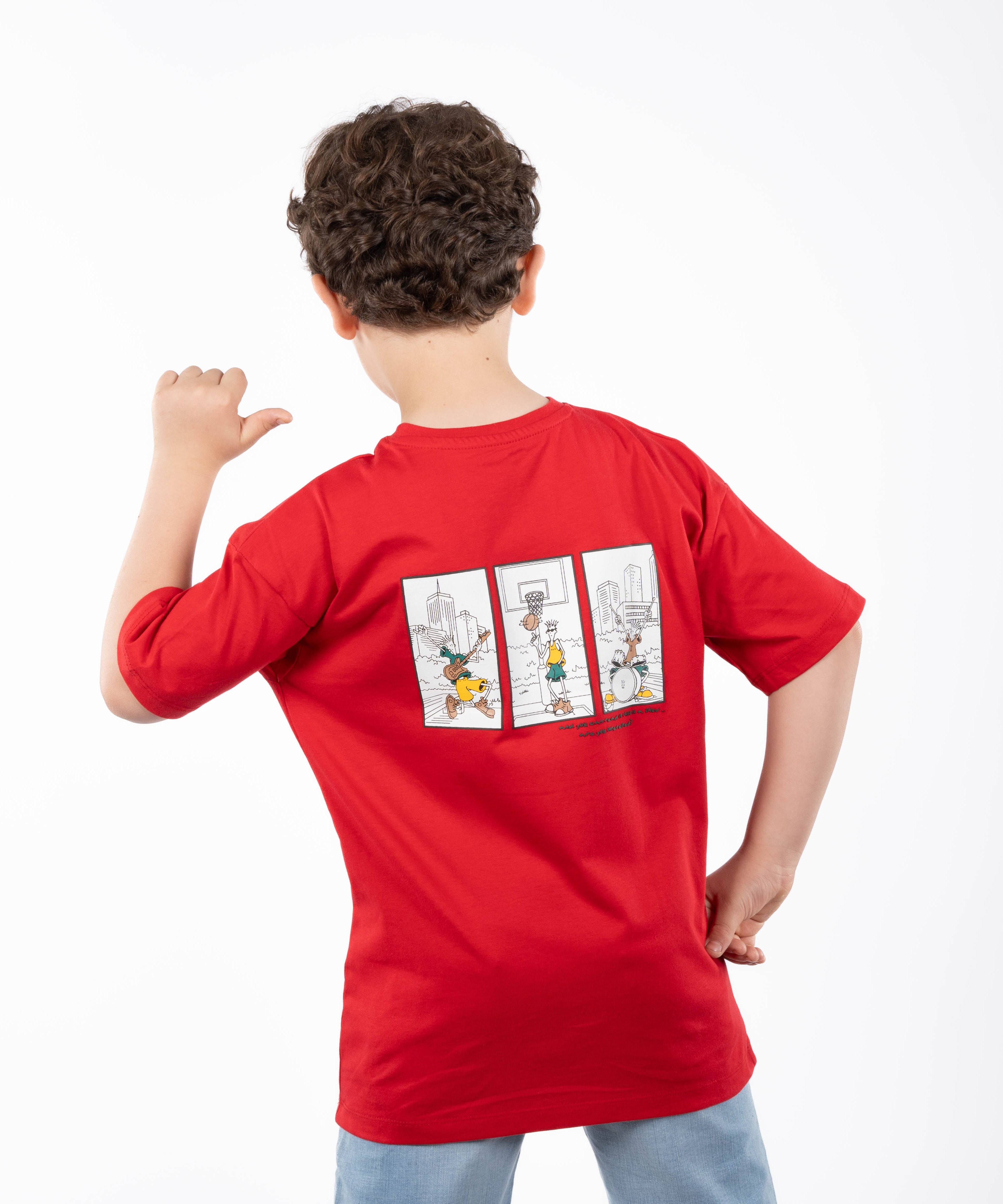 تي شيرت - ولادي - مطبوع