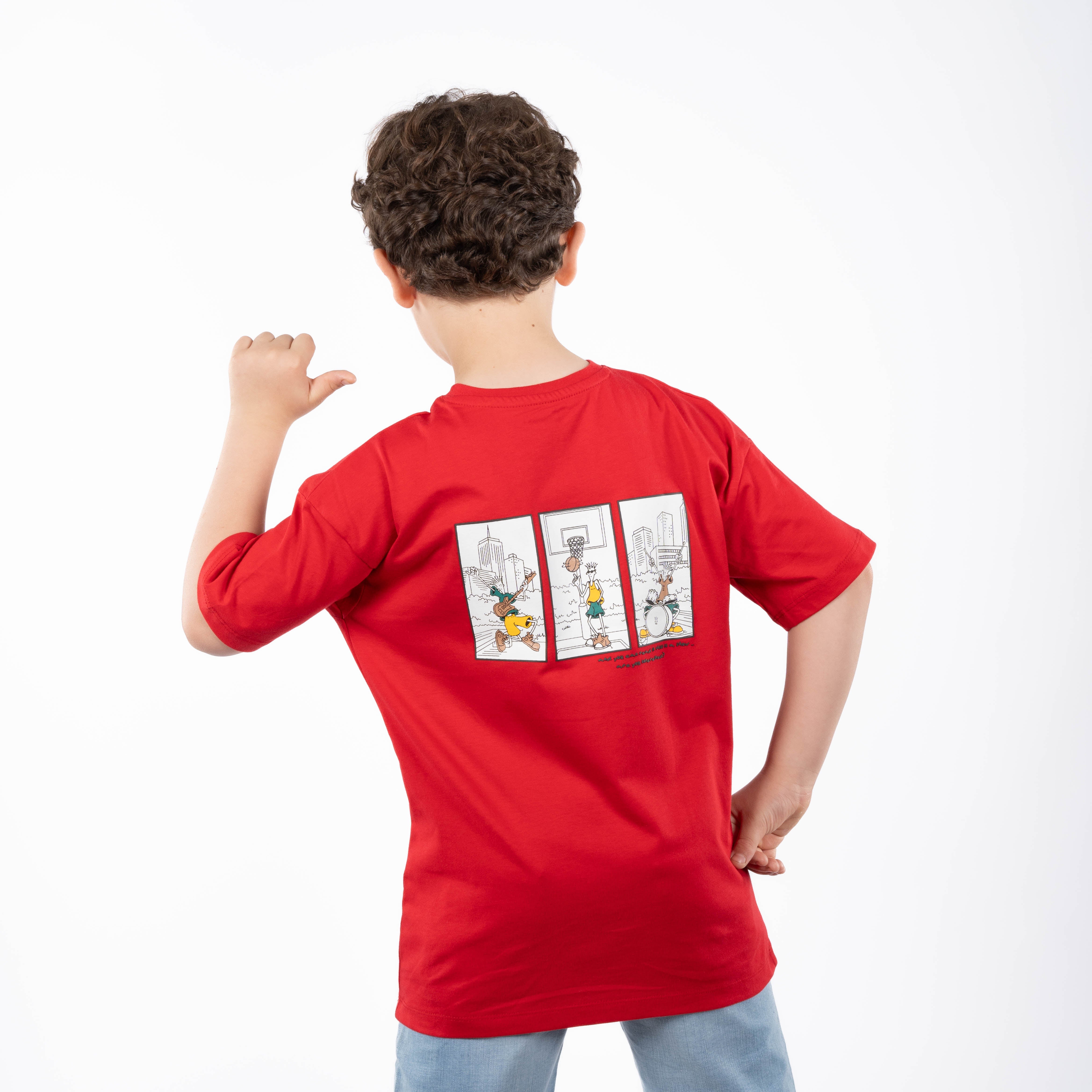 تي شيرت - ولادي - مطبوع