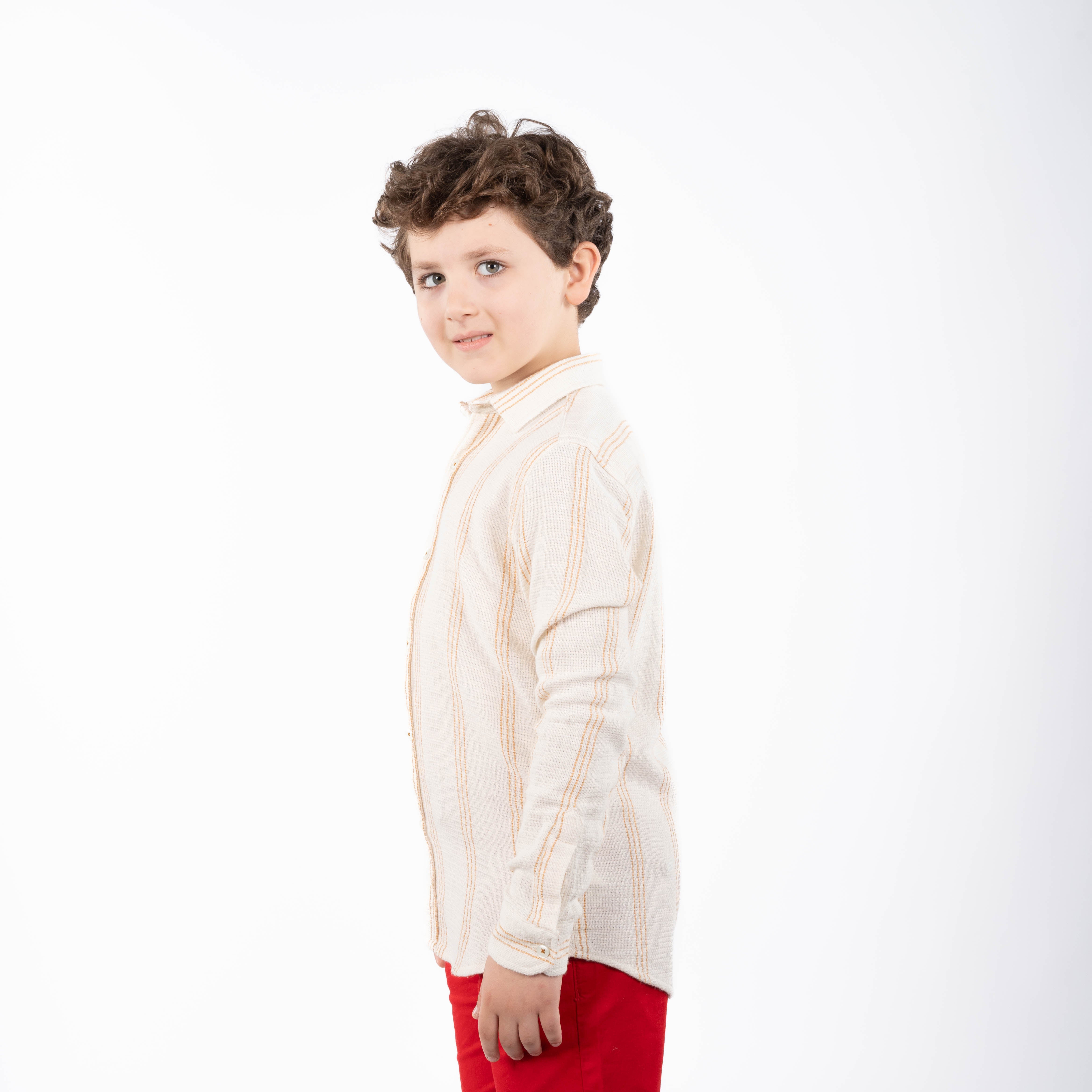 قميص - ولادي - كم طويل