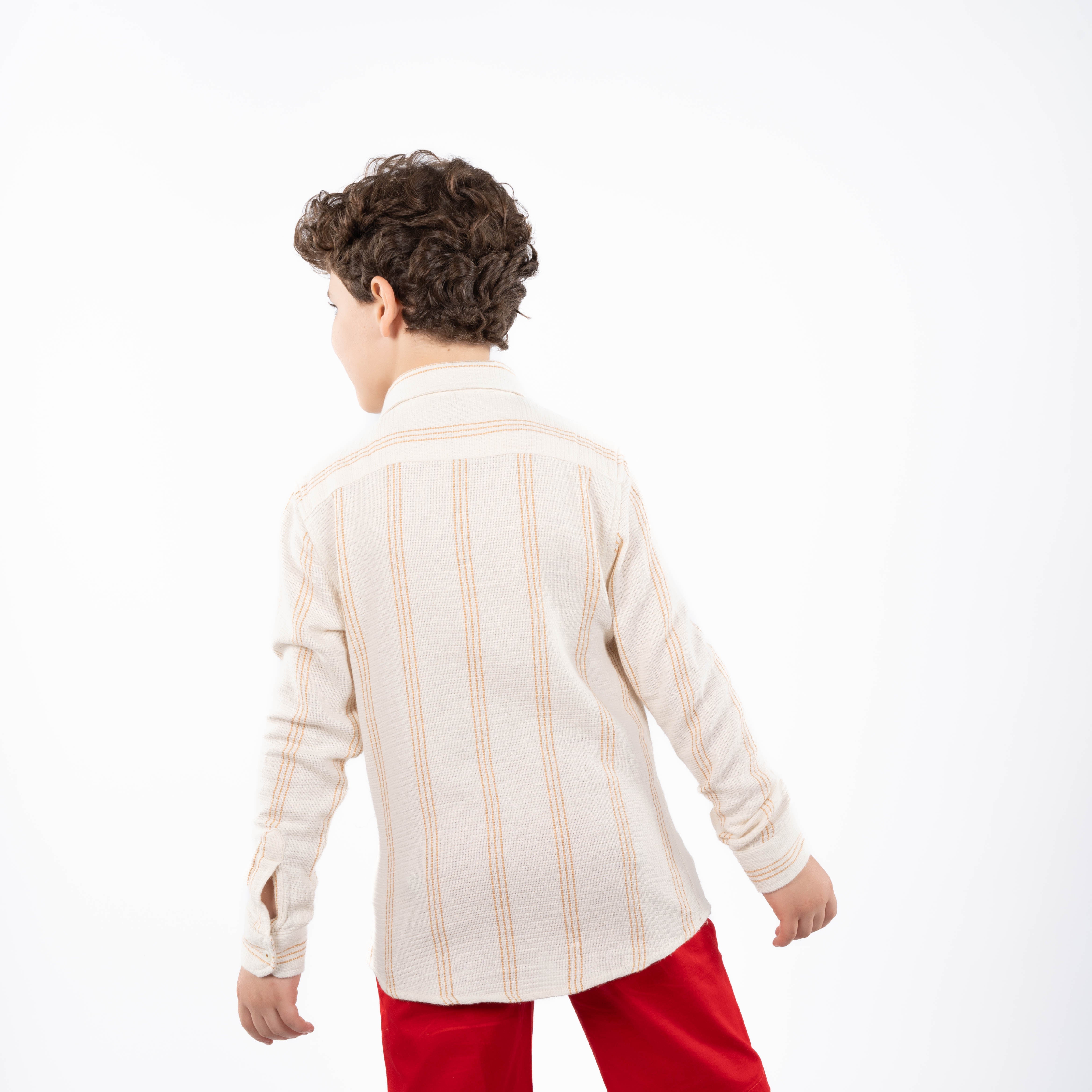 قميص - ولادي - كم طويل