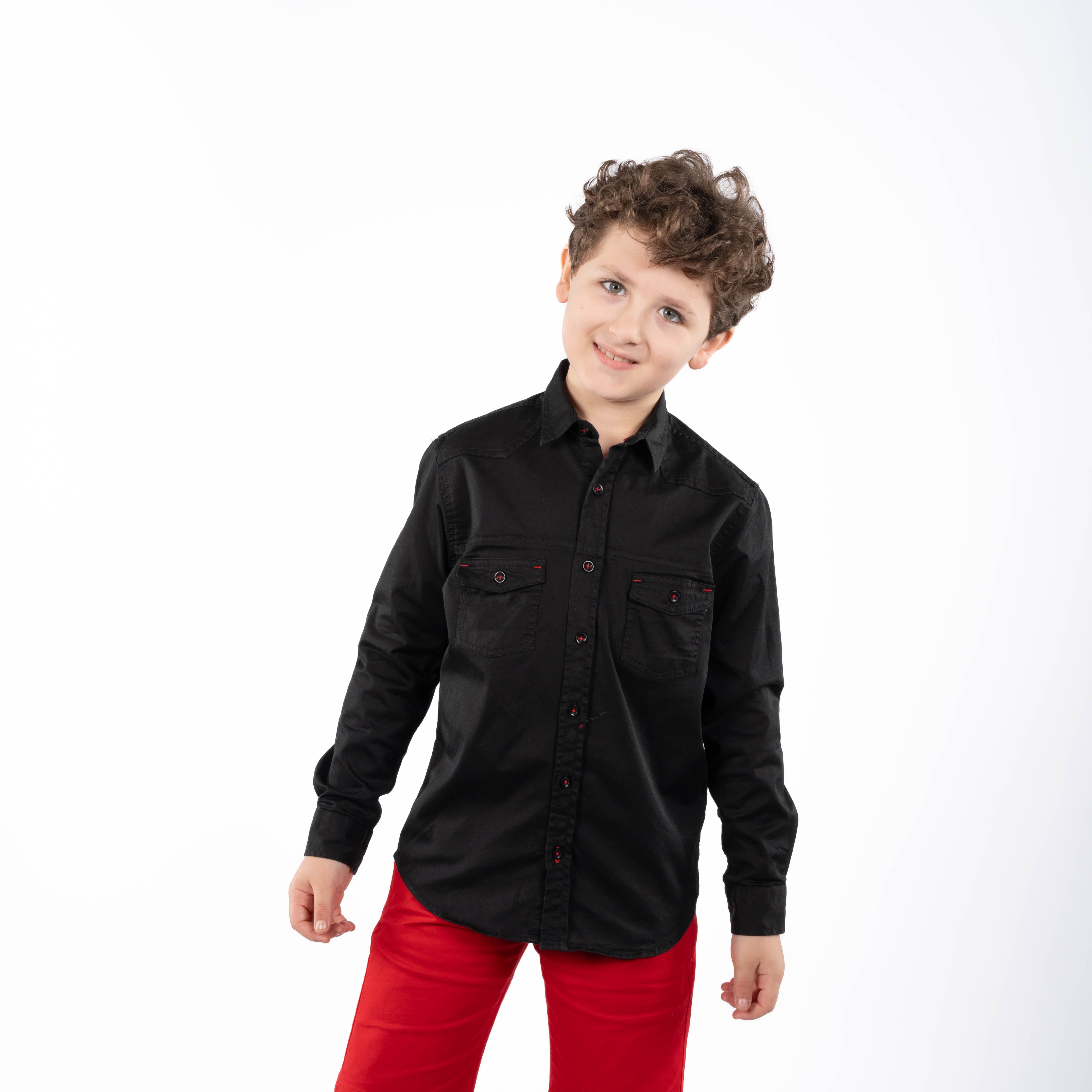 قميص - ولادي - كم طويل