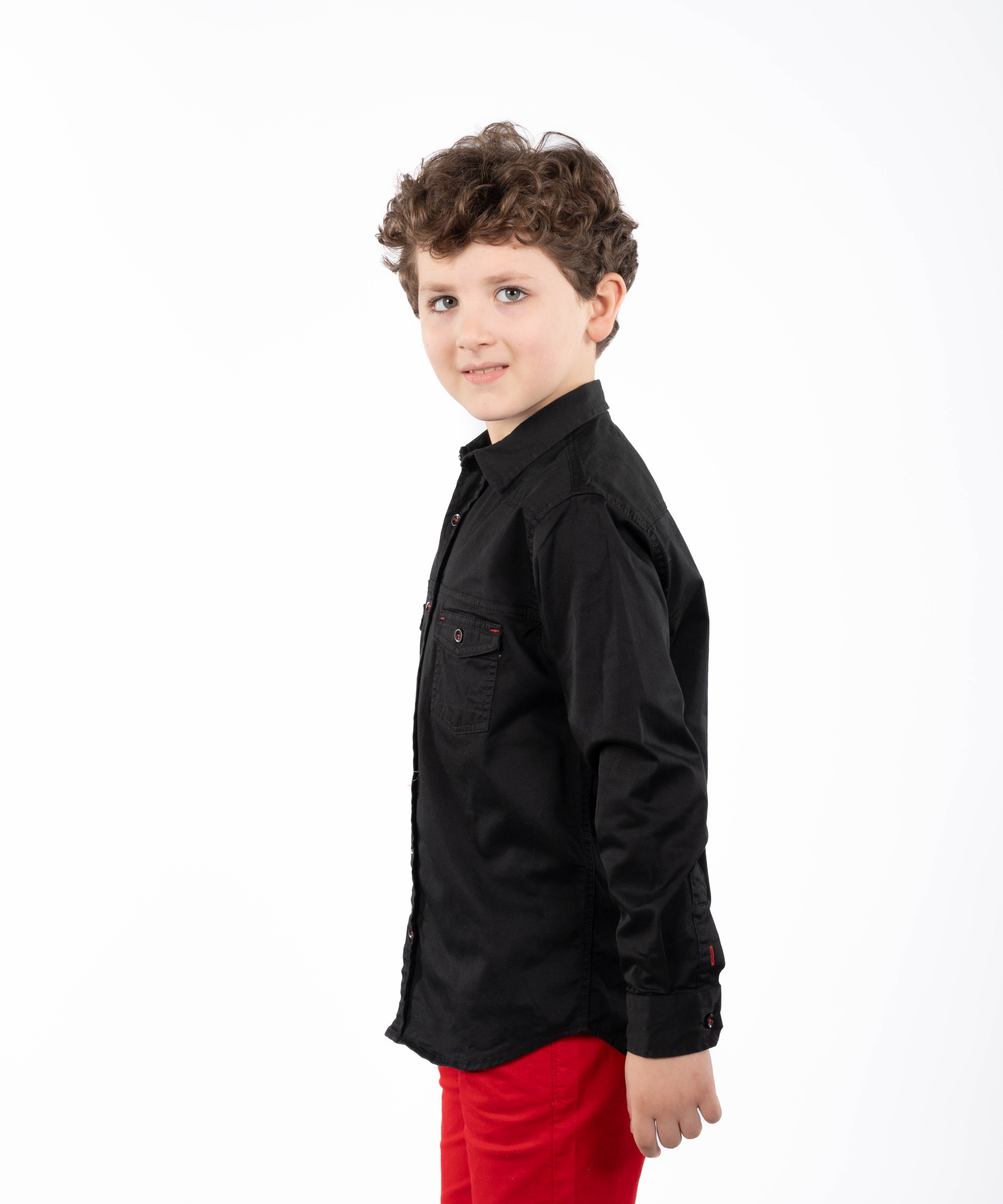 قميص - ولادي - كم طويل