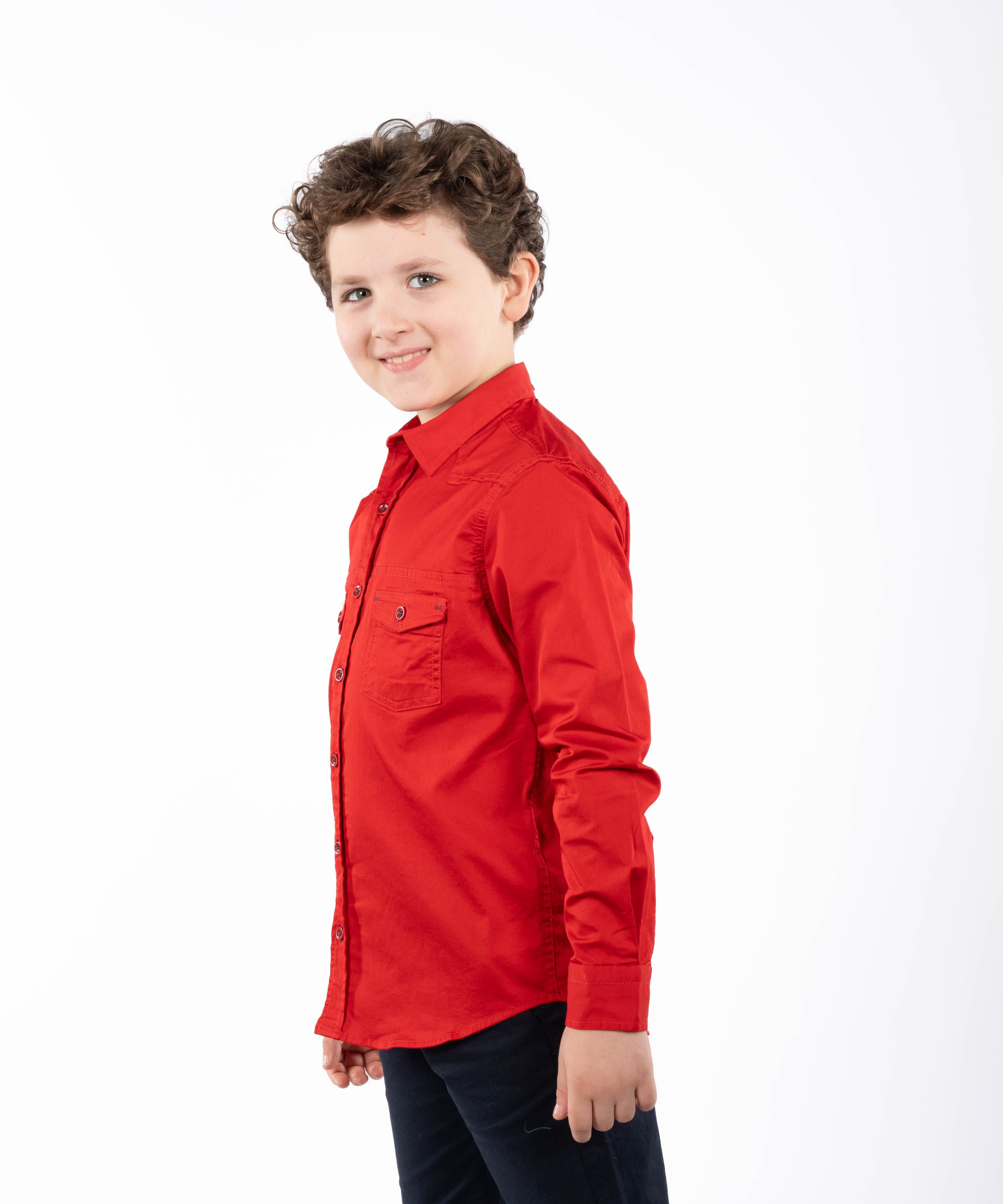 قميص - ولادي - كم طويل