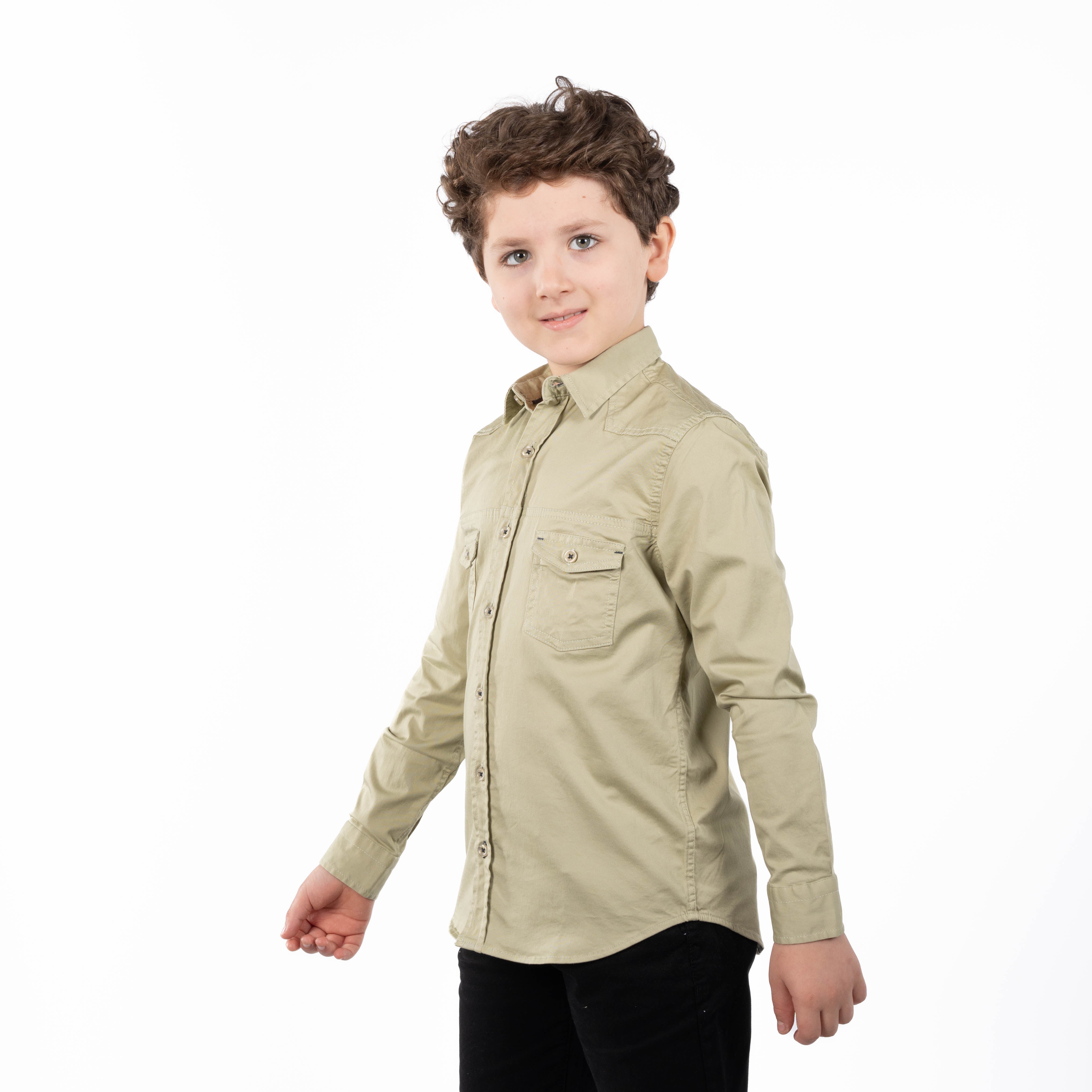 قميص - ولادي - كم طويل