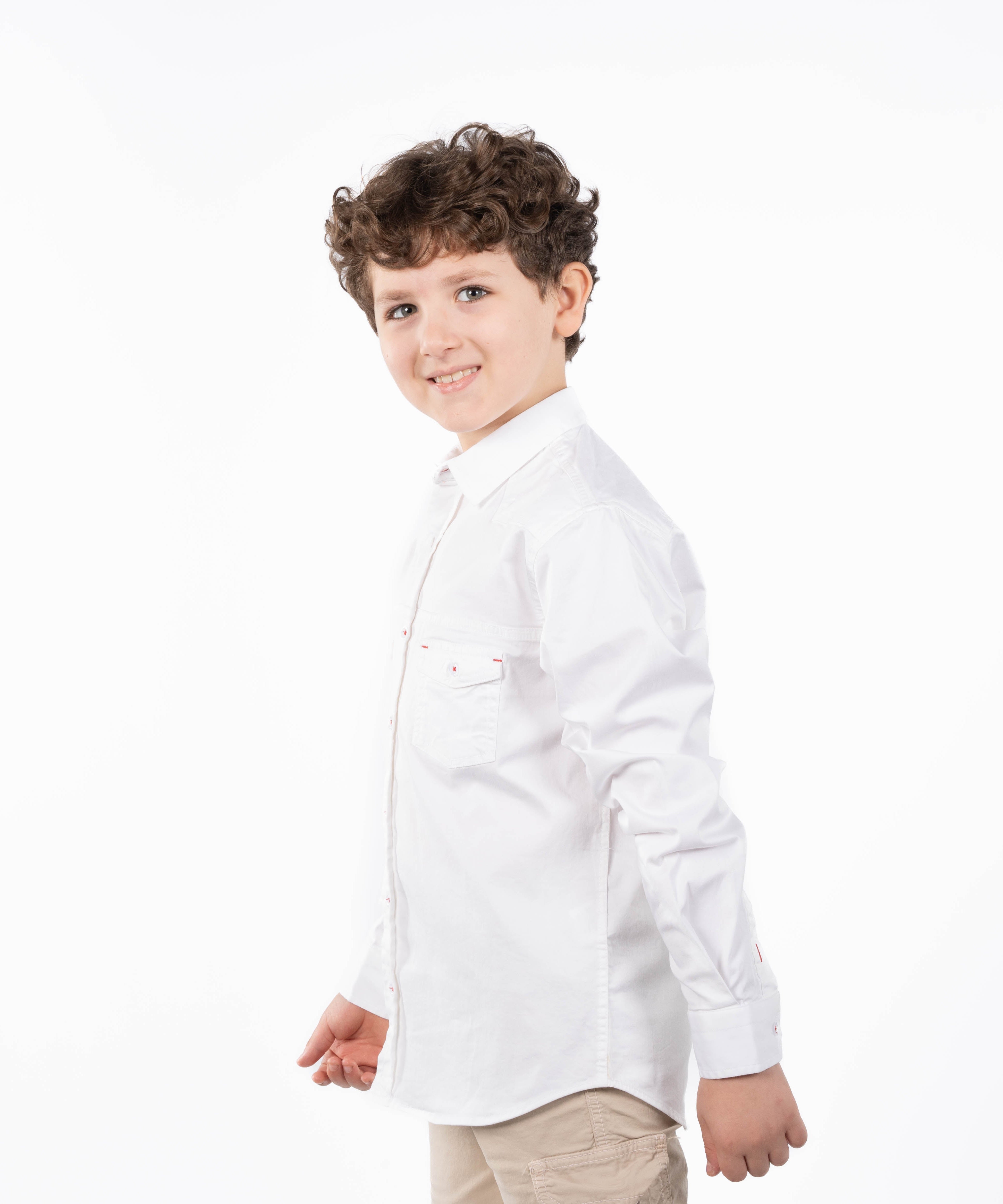 قميص - ولادي - كم طويل