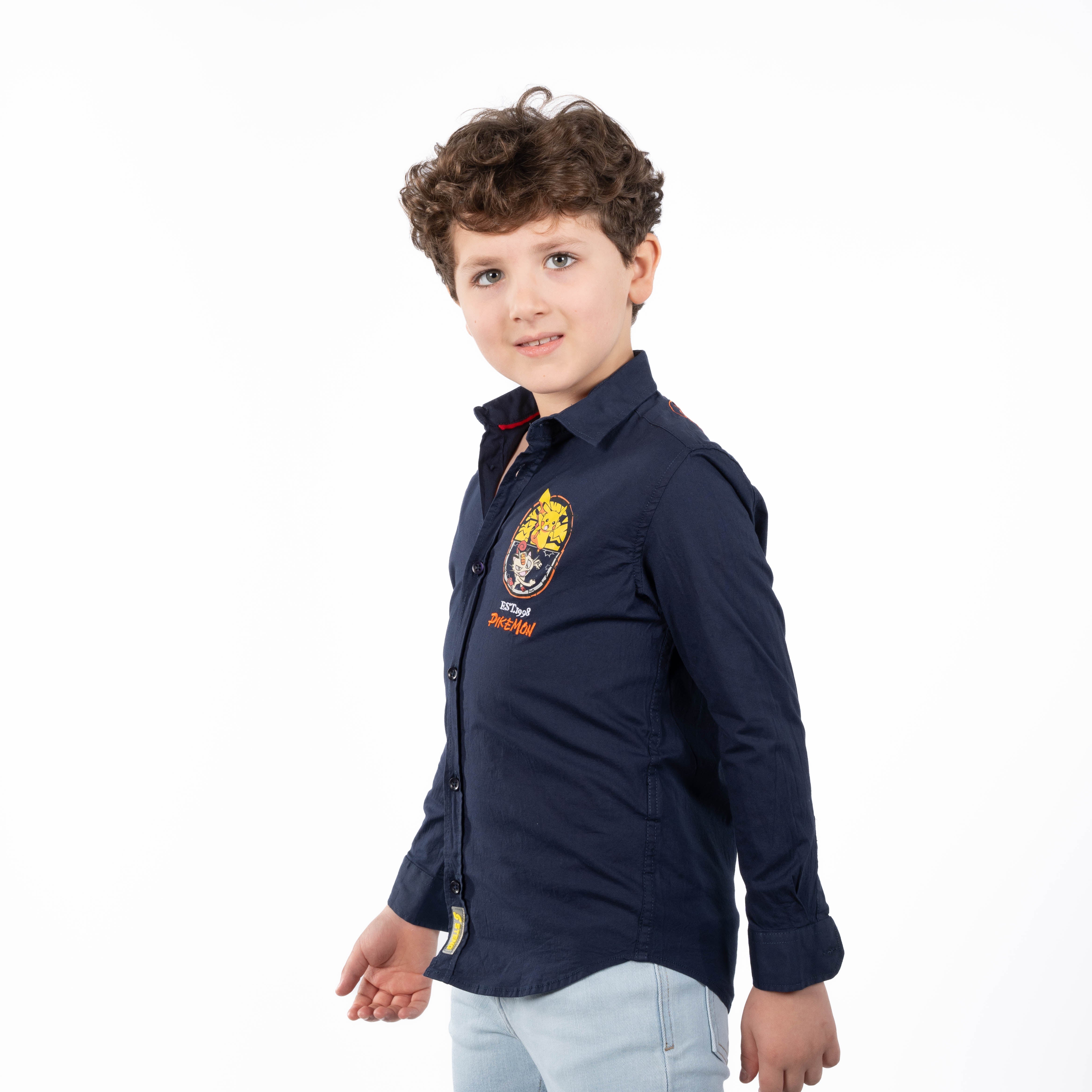 قميص - ولادي - كم طويل