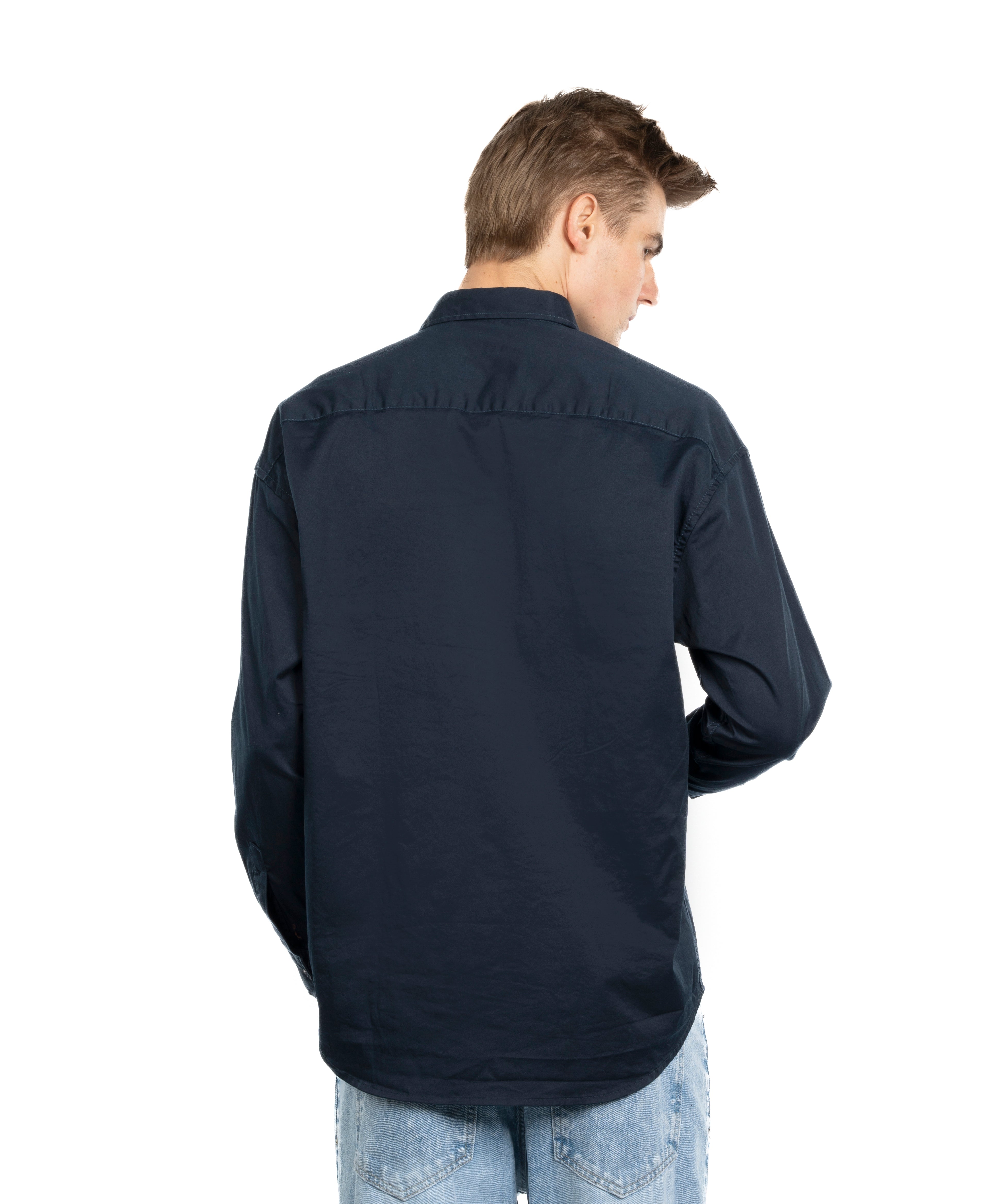 Long Sleeve Shirt - Men - Plain