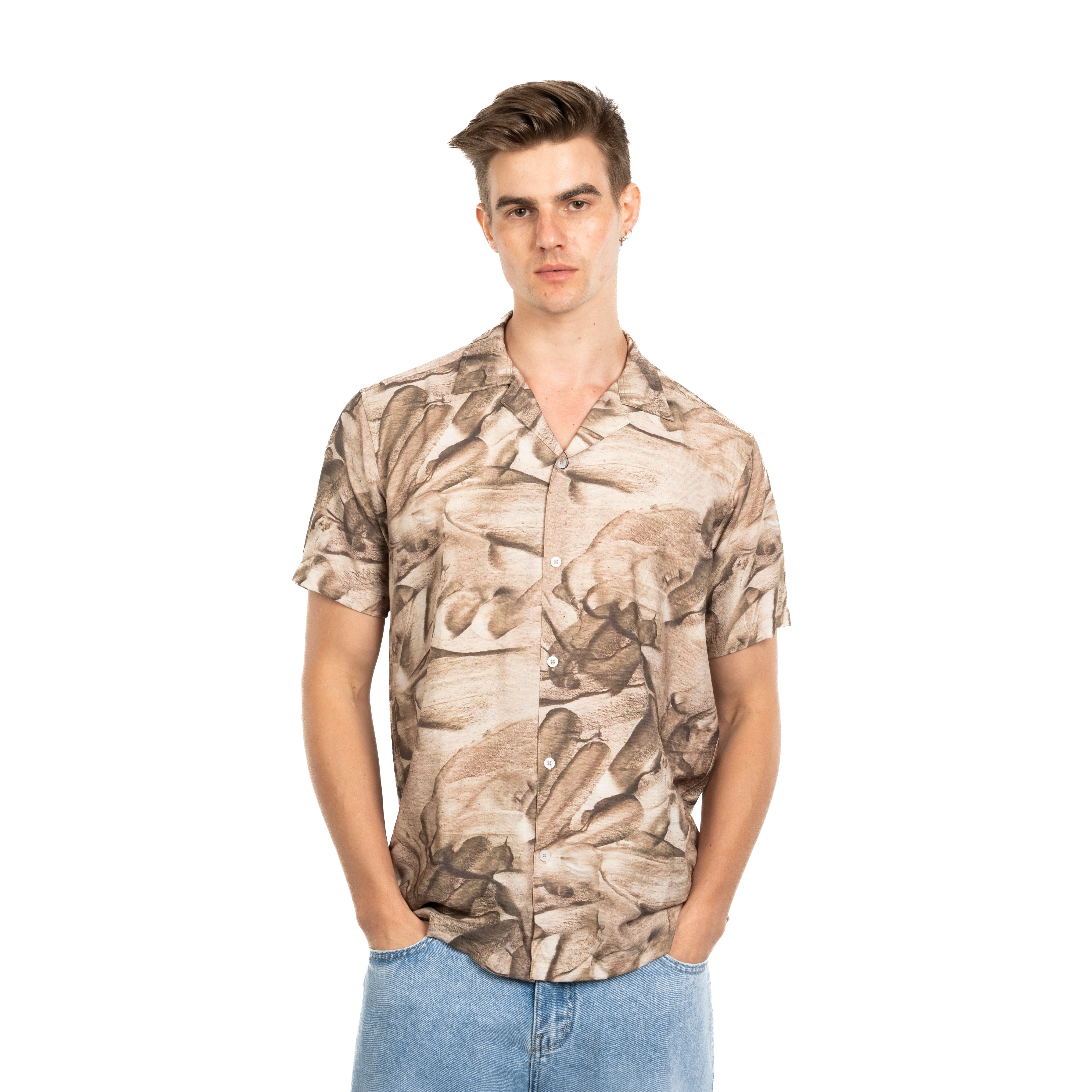 Half Sleeve Shirt - Men - Plaid