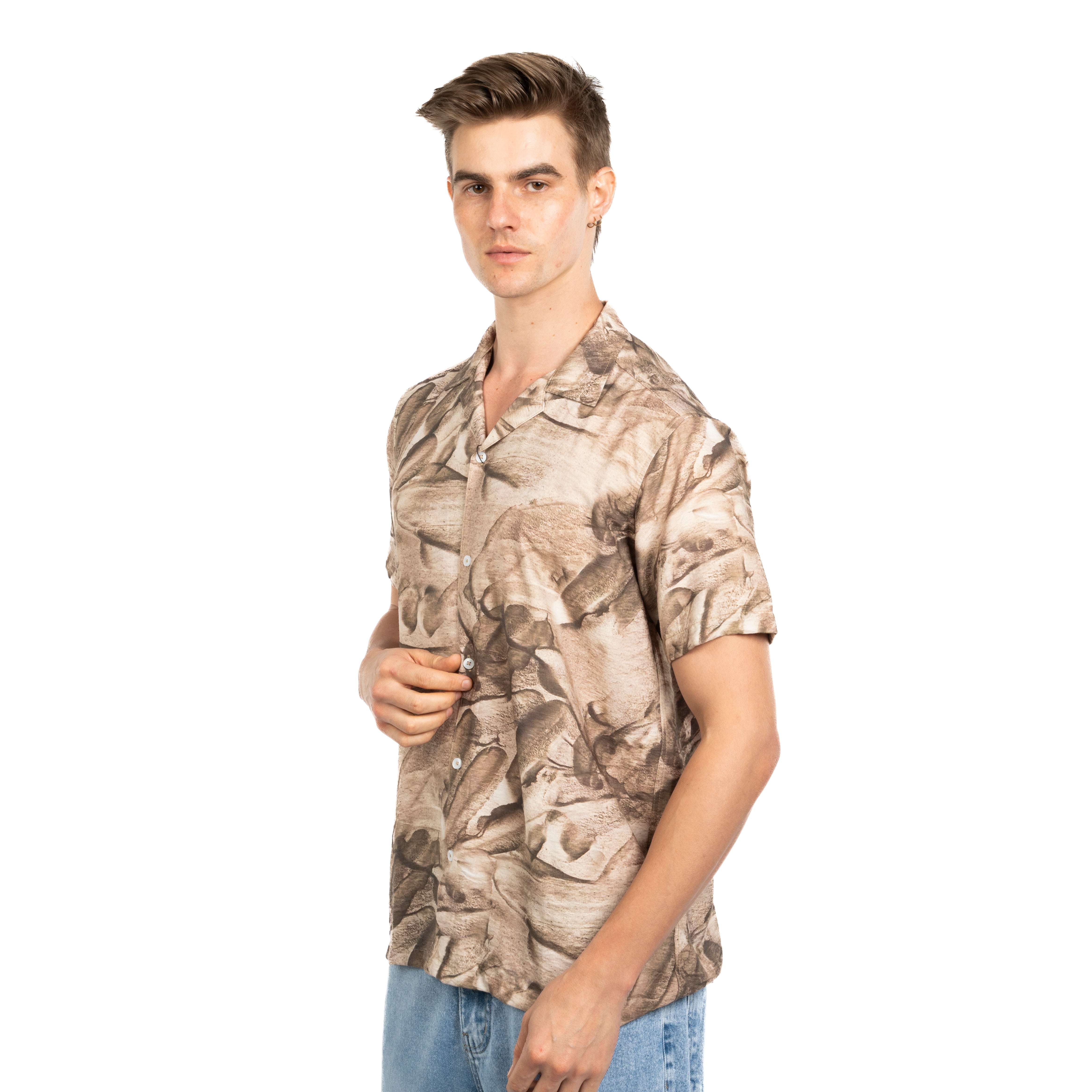 Half Sleeve Shirt - Men - Plaid