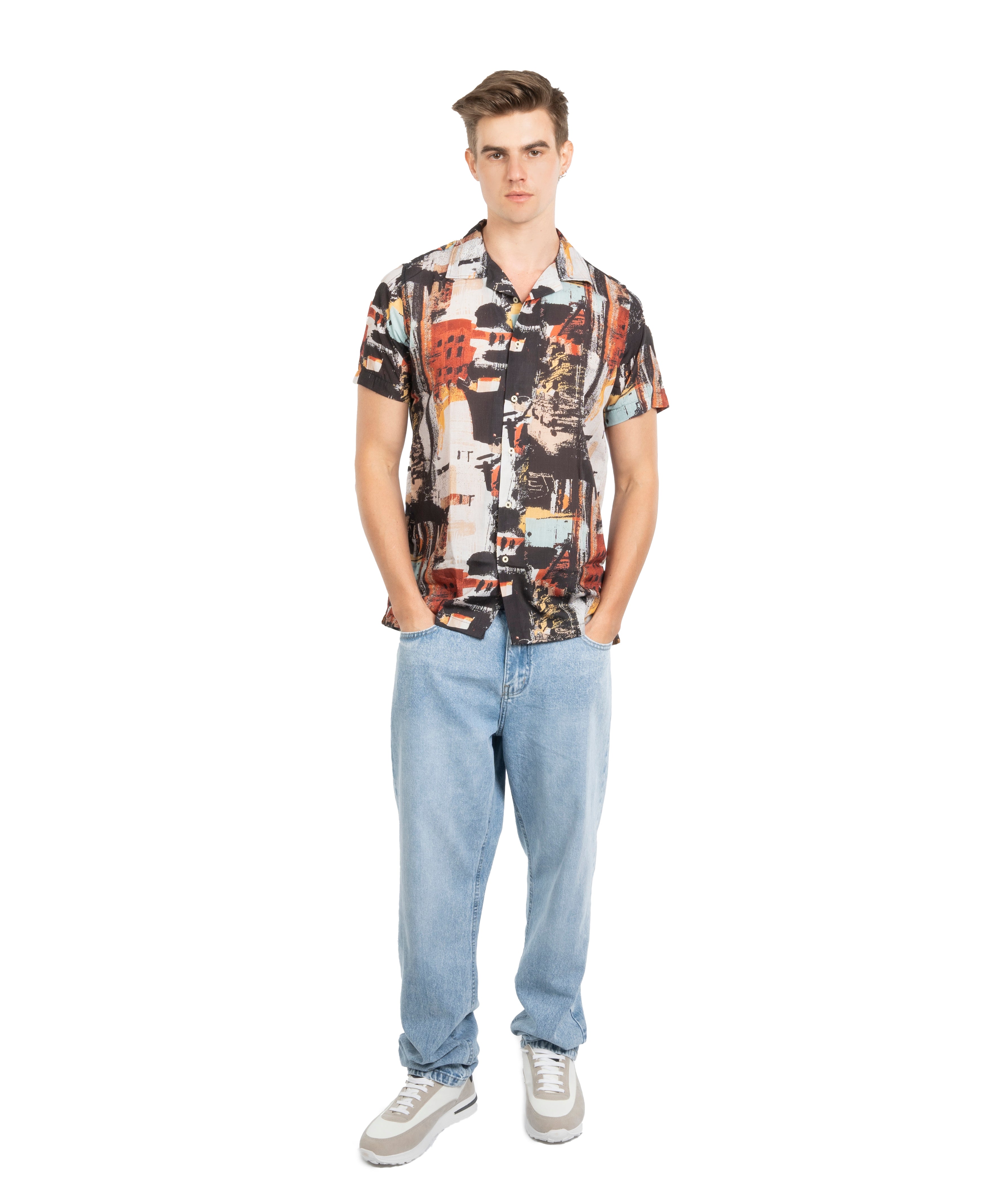 Half Sleeve Shirt - Men - Plaid