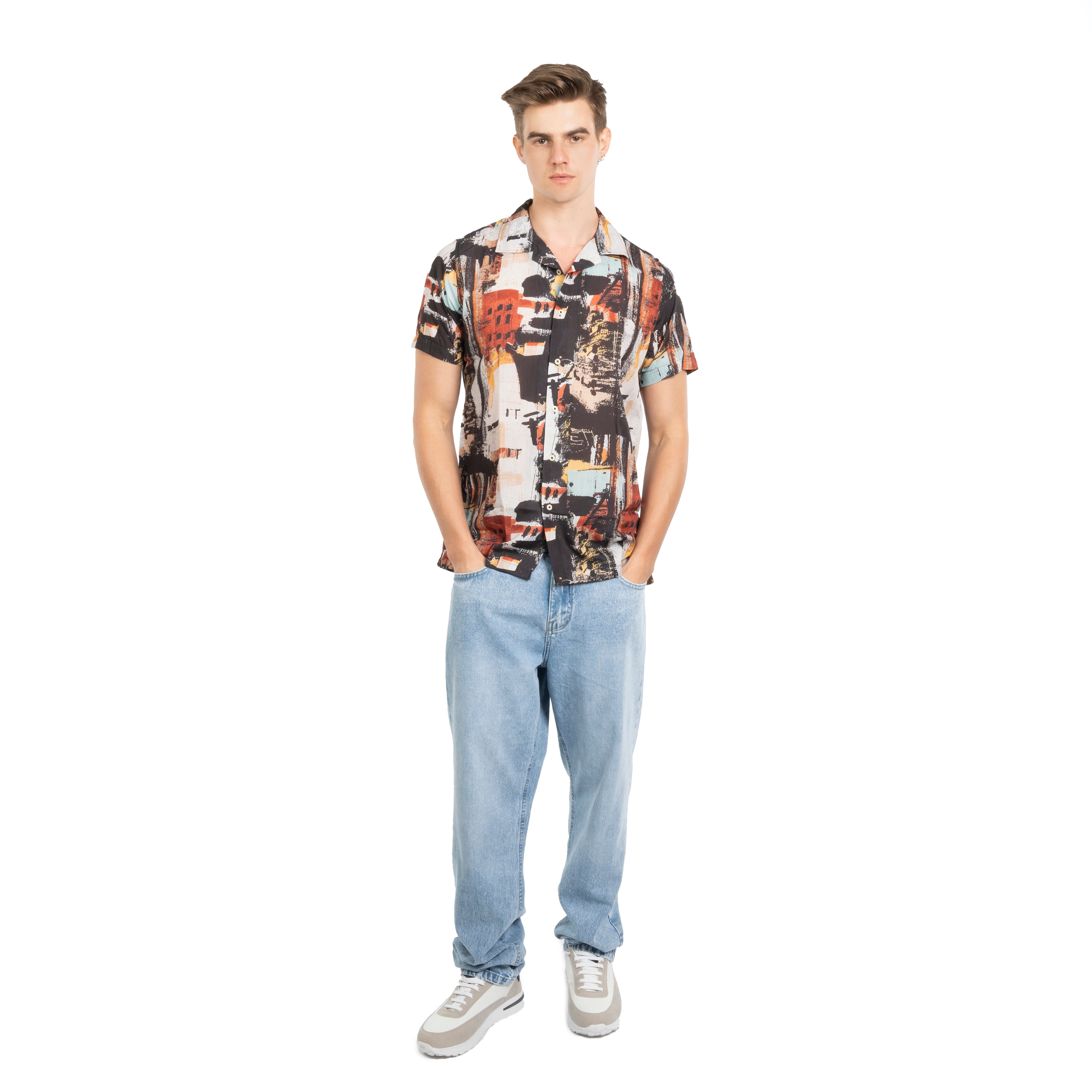 Half Sleeve Shirt - Men - Plaid