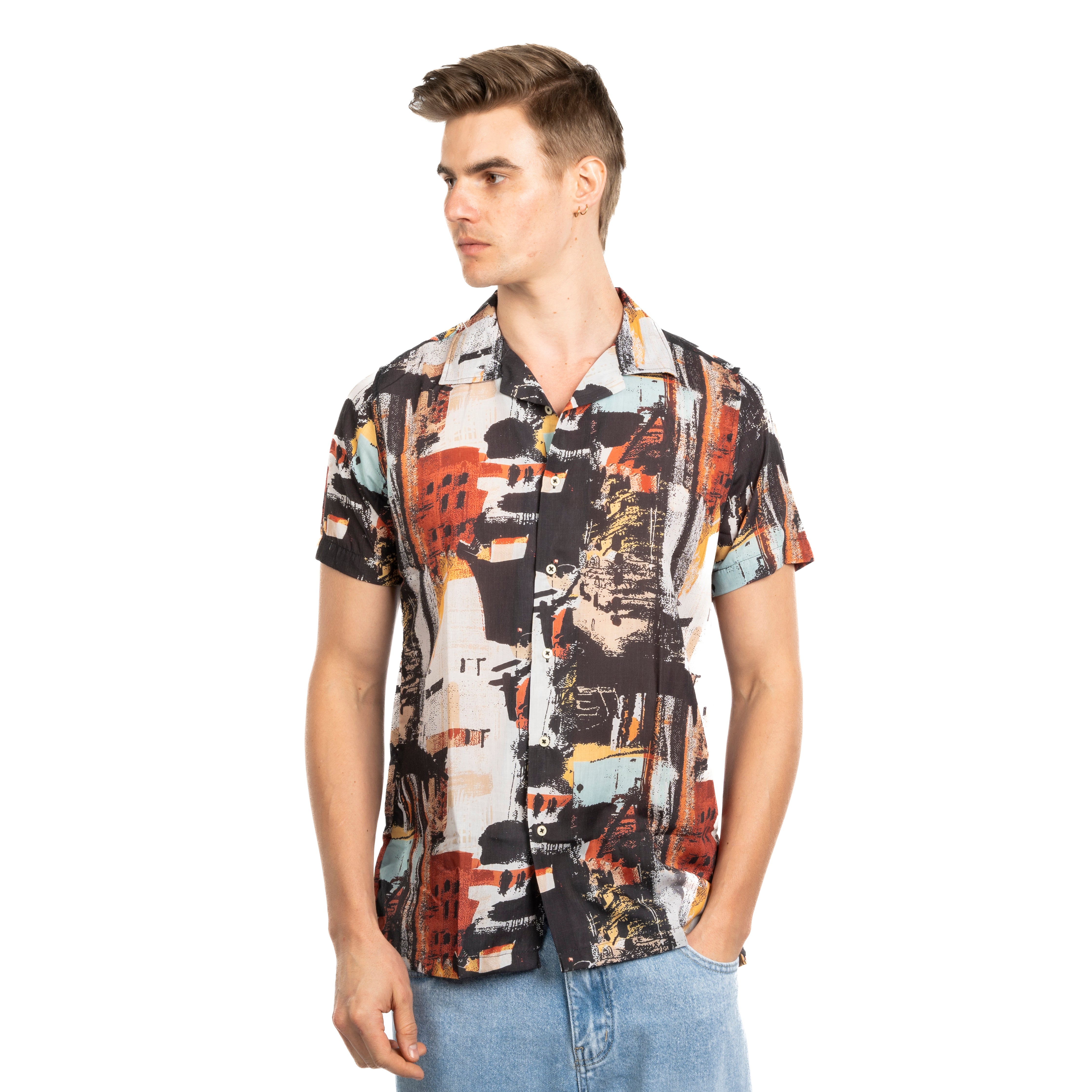 Half Sleeve Shirt - Men - Plaid