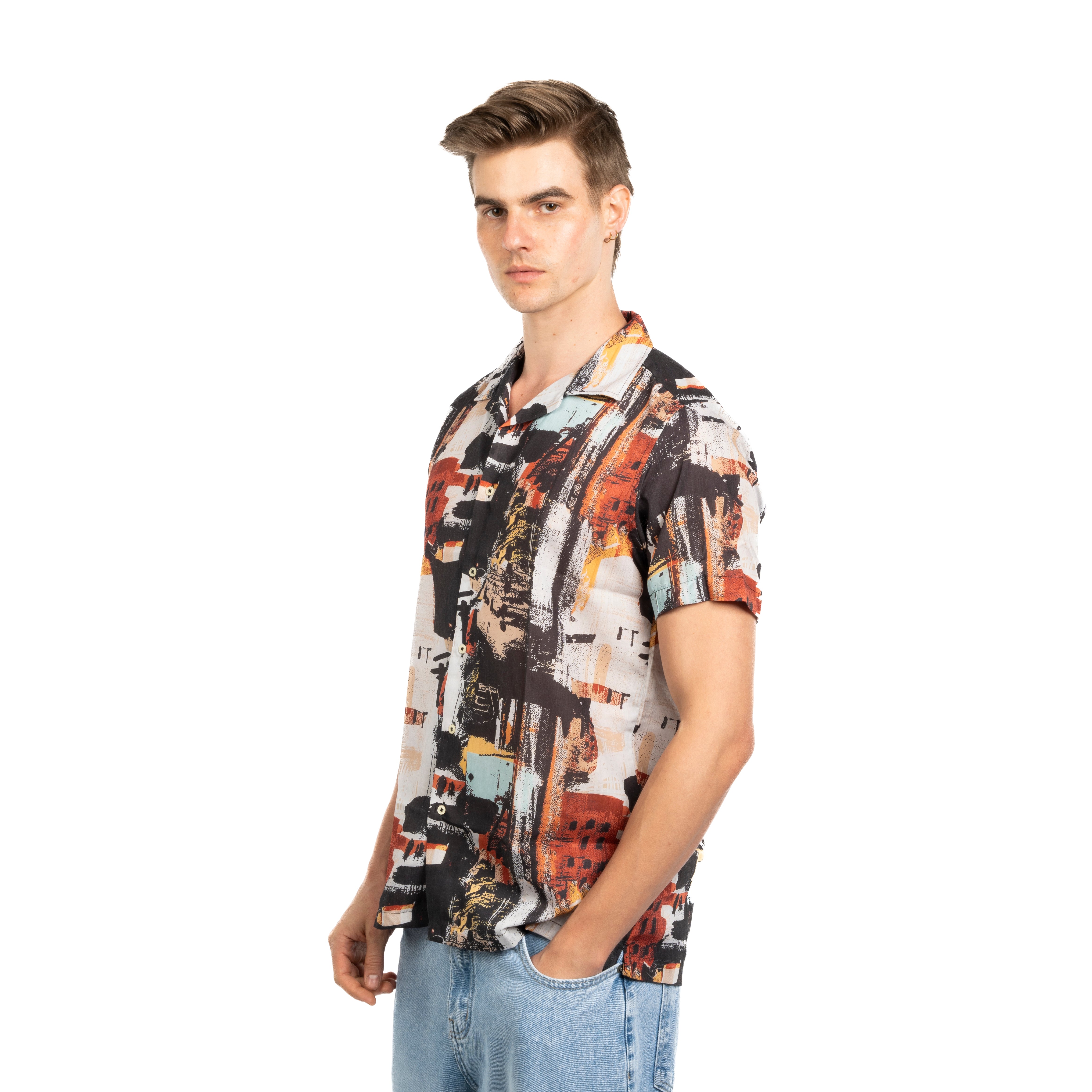 Half Sleeve Shirt - Men - Plaid