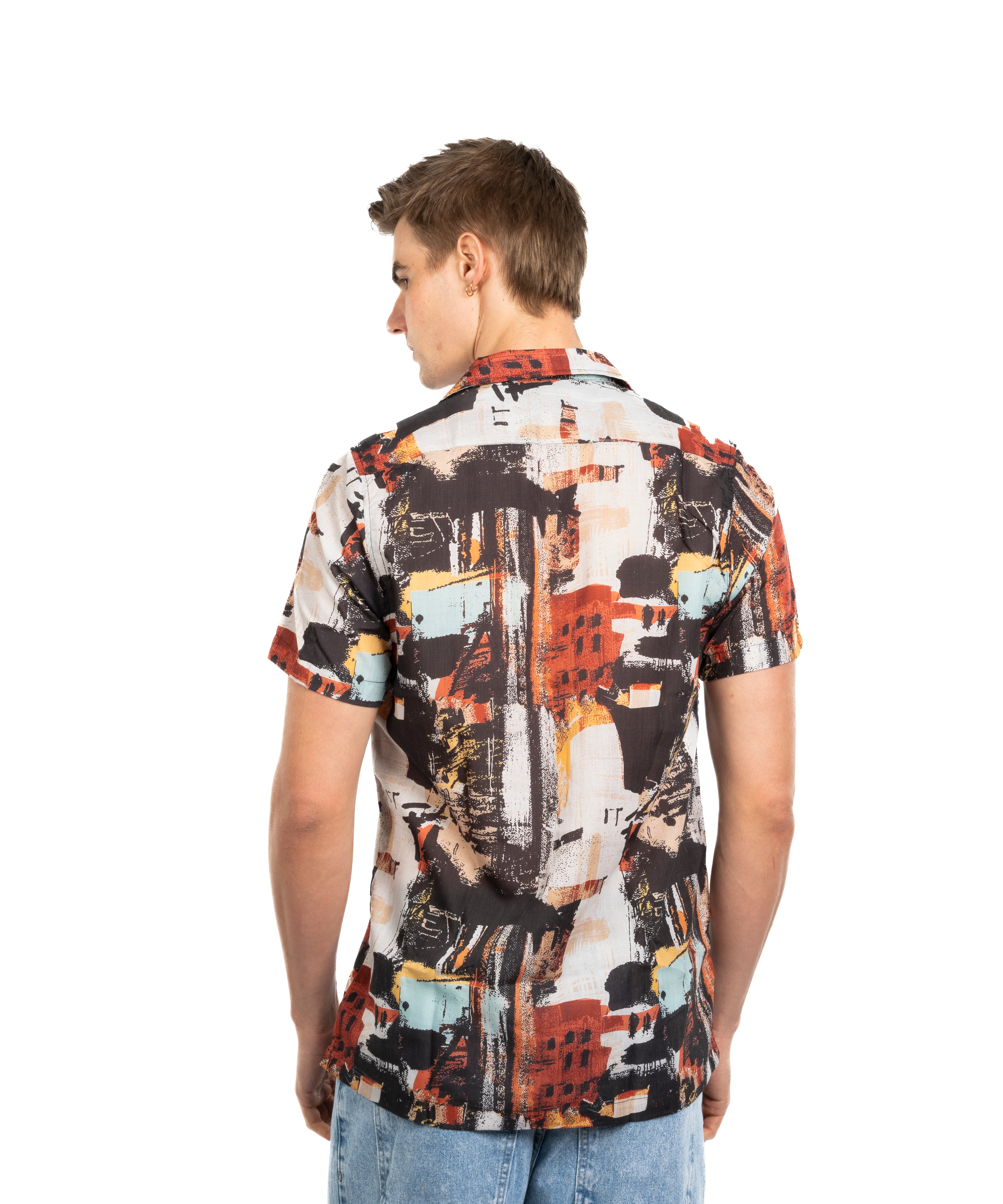 Half Sleeve Shirt - Men - Plaid