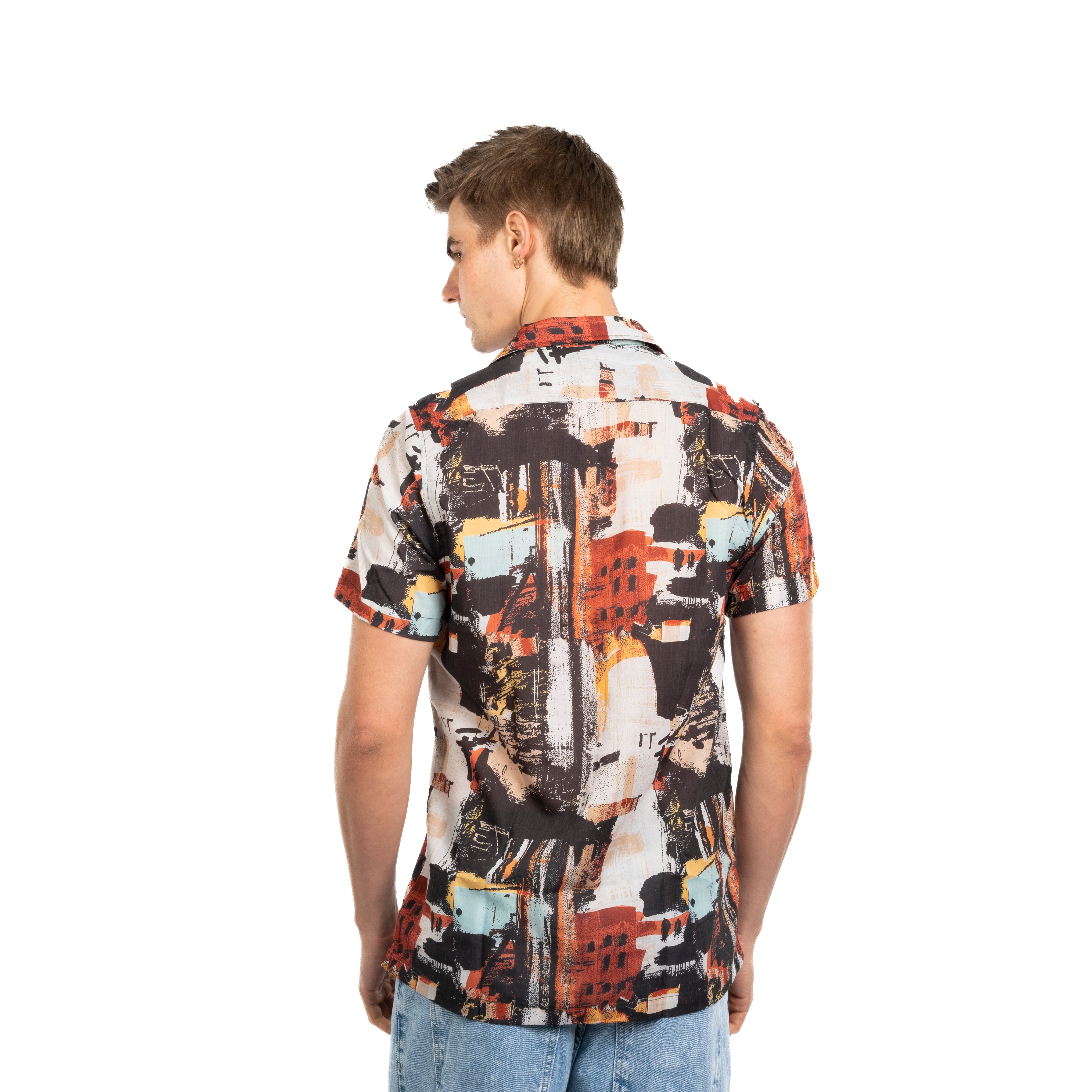 Half Sleeve Shirt - Men - Plaid