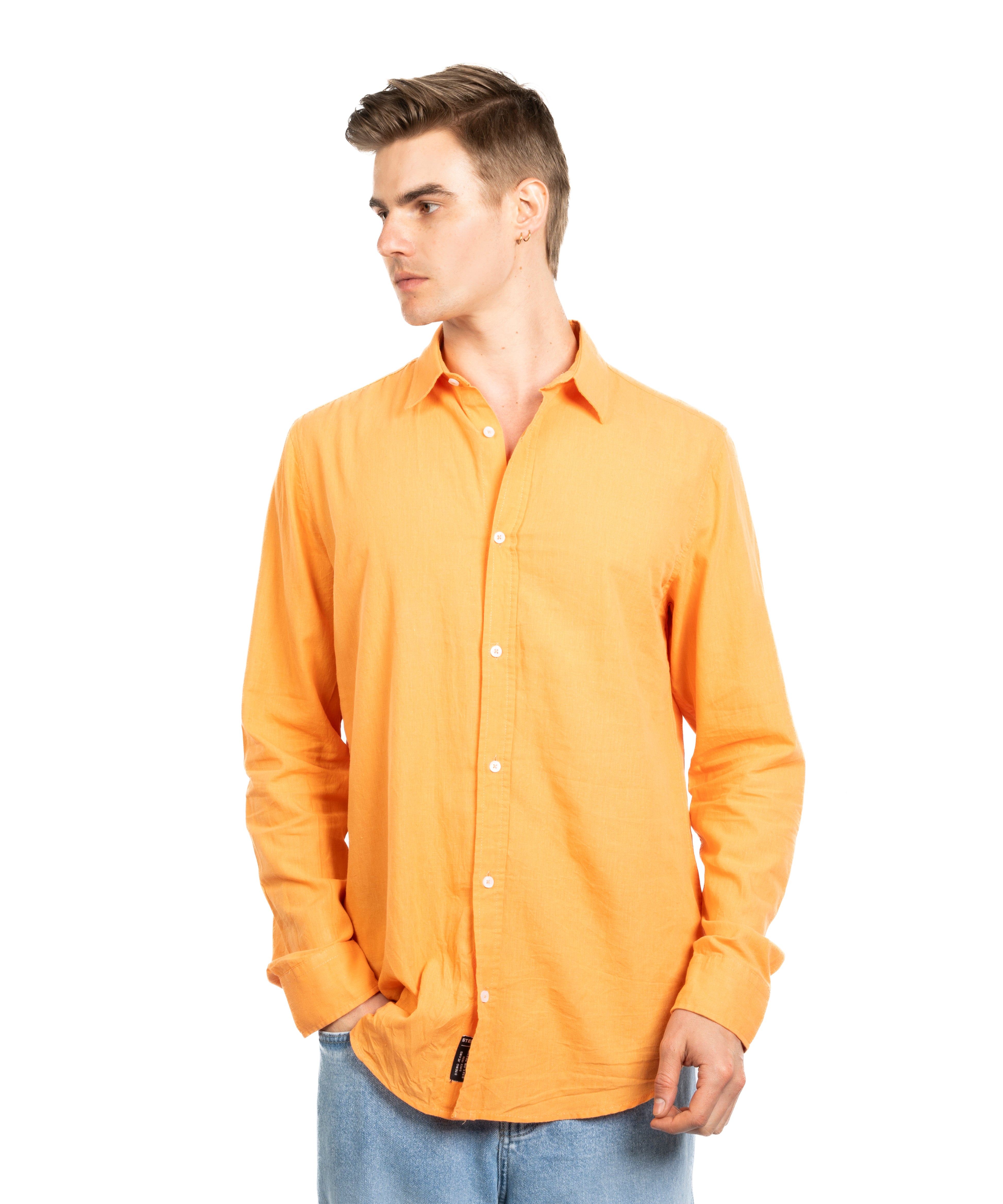 Long Sleeve Shirt - Men - Plain