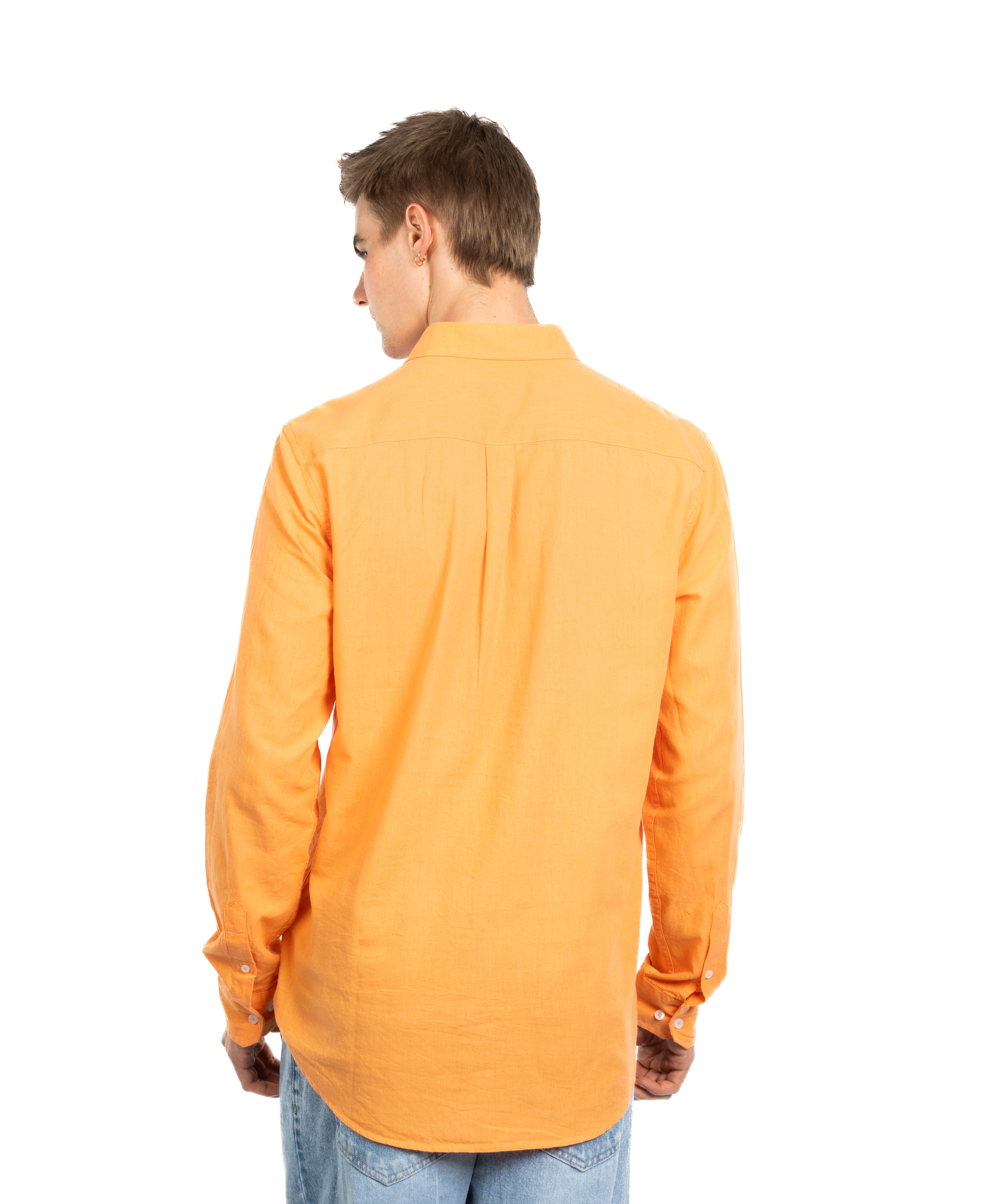 Long Sleeve Shirt - Men - Plain