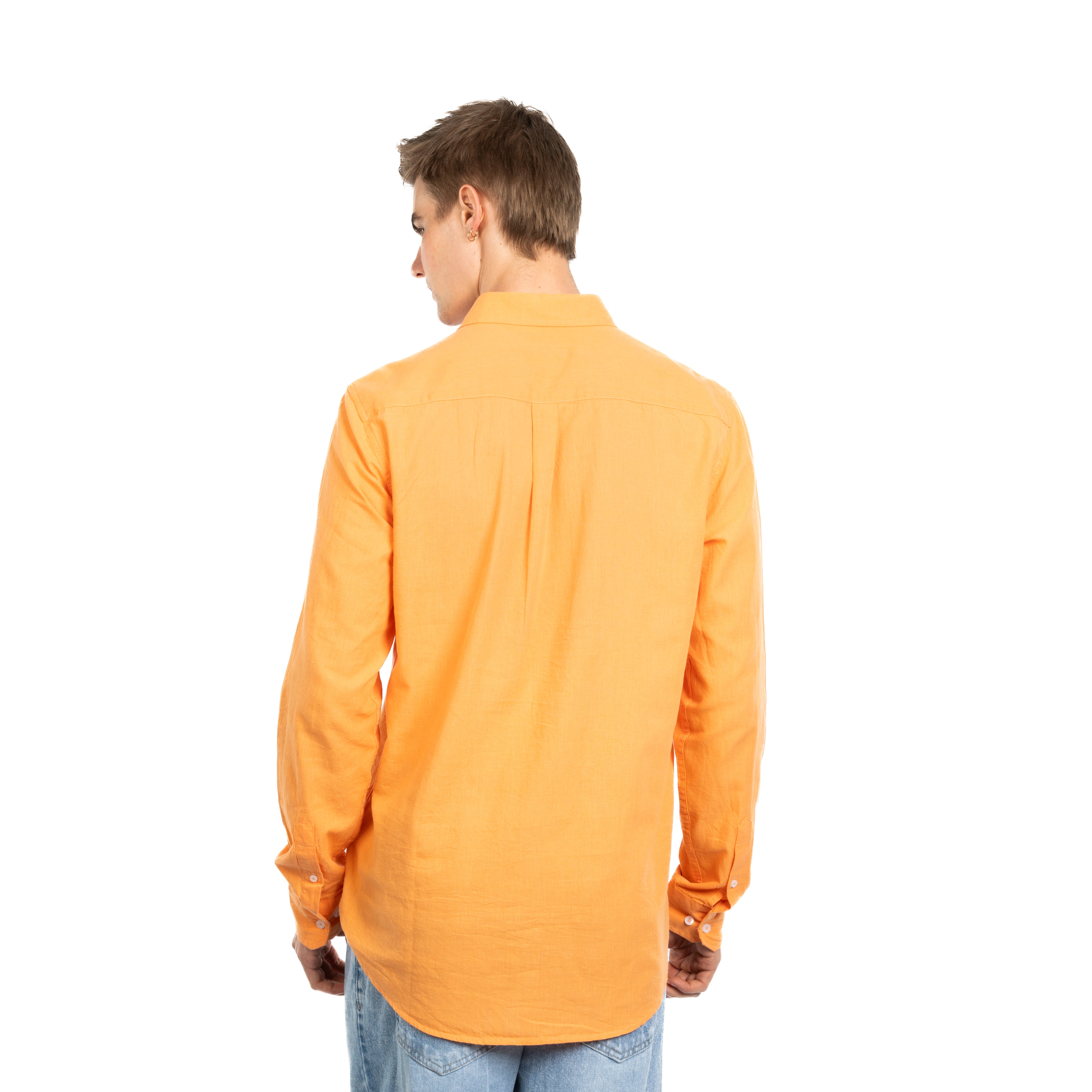 Long Sleeve Shirt - Men - Plain