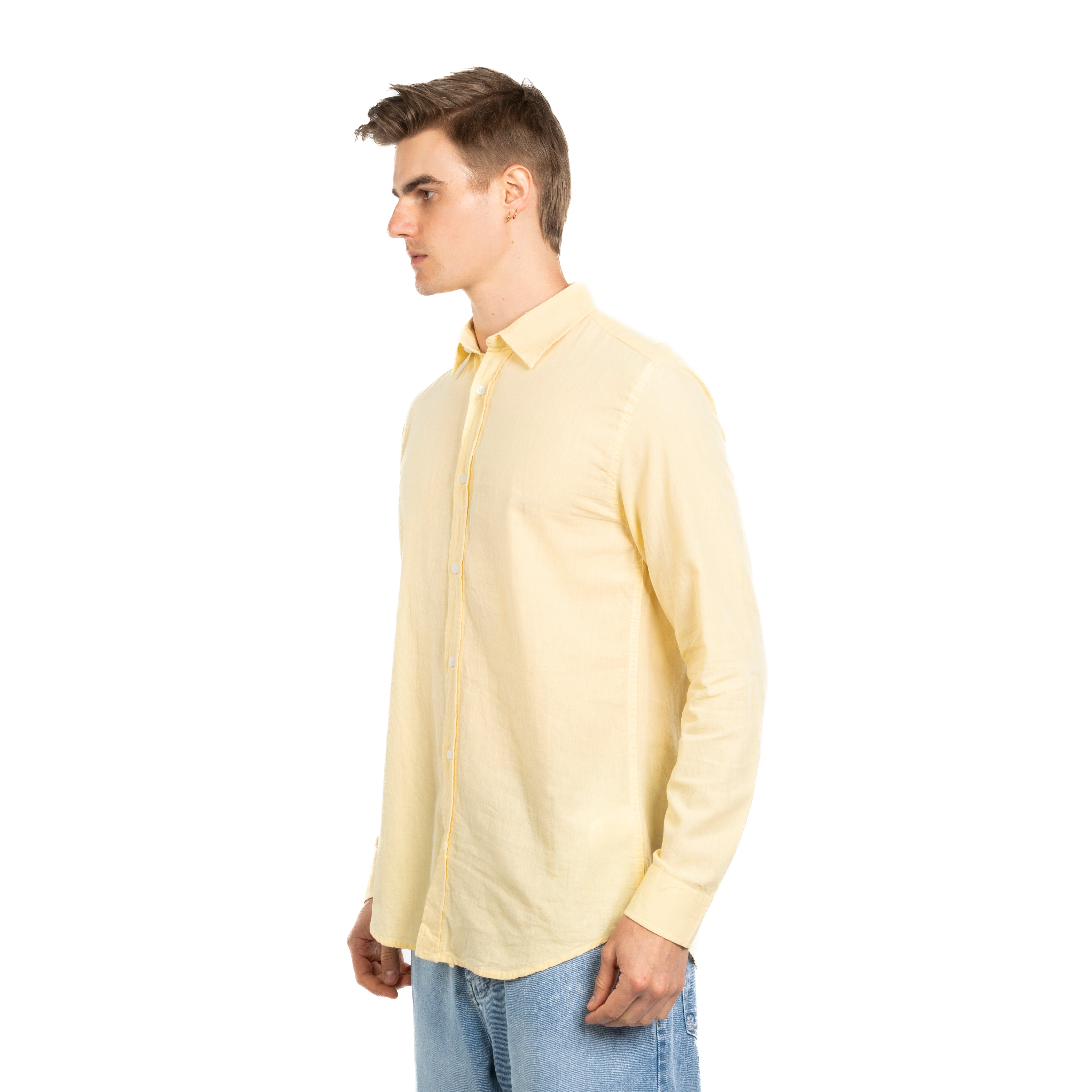 Long Sleeve Shirt - Men - Plain