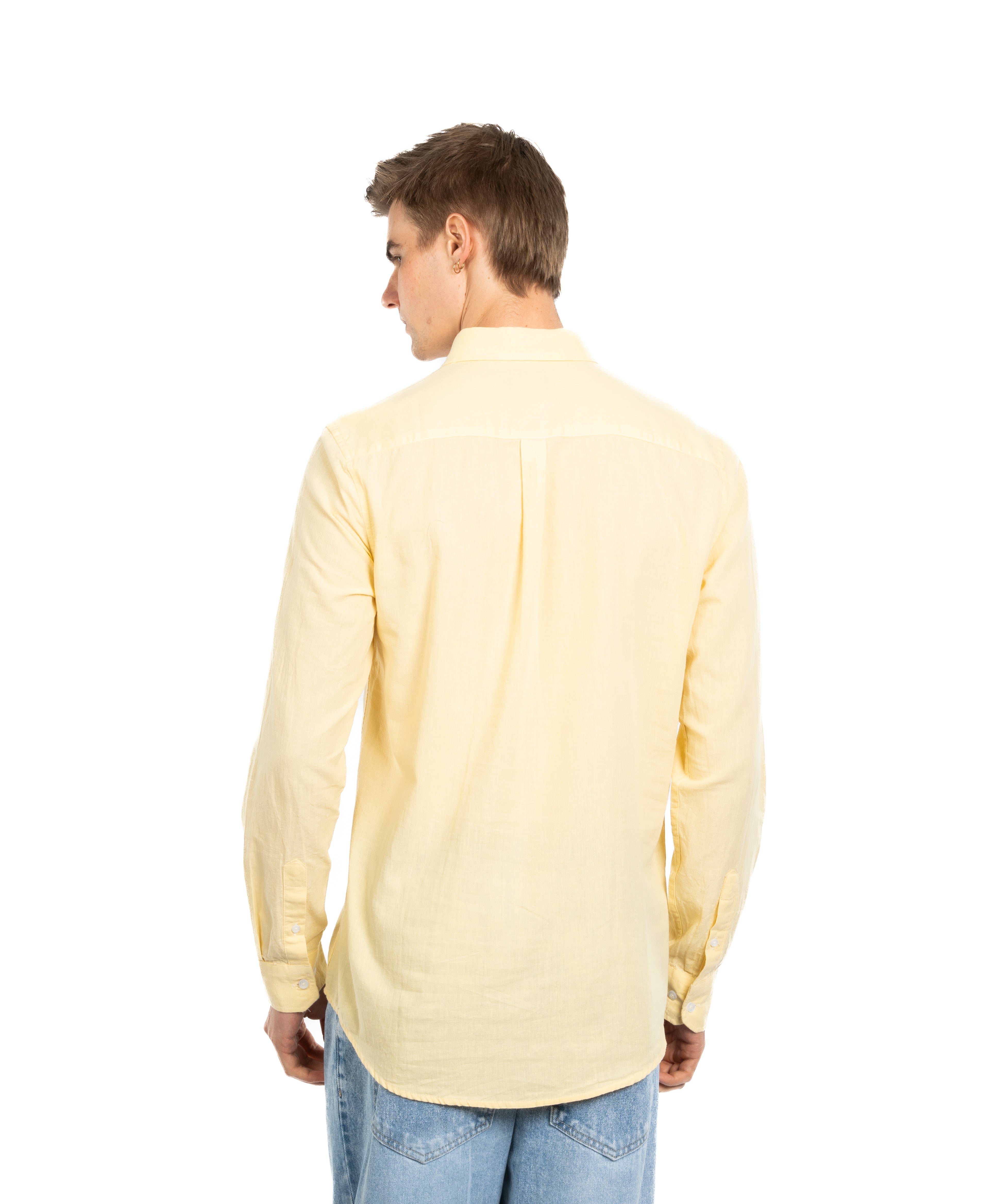 Long Sleeve Shirt - Men - Plain