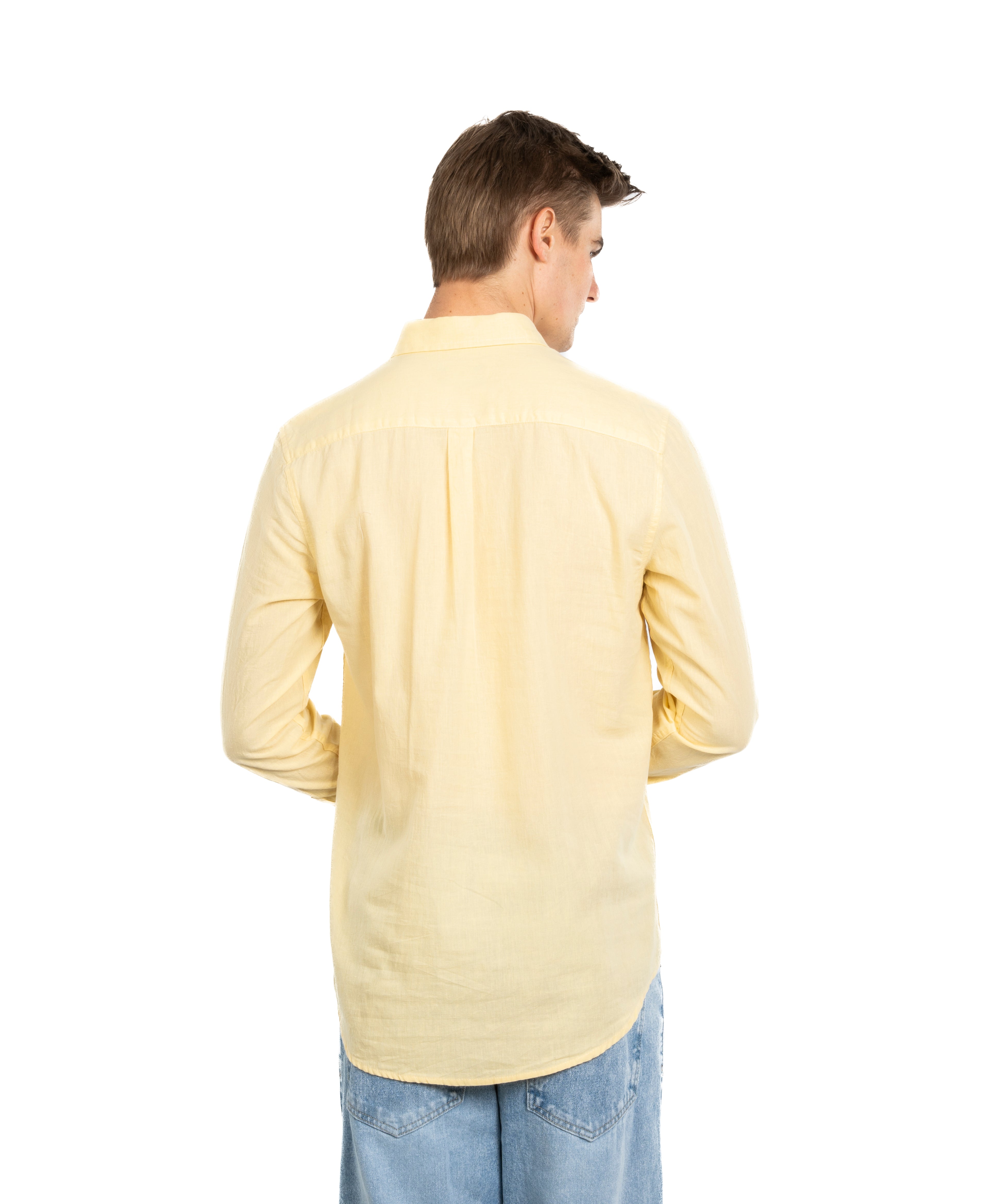 Long Sleeve Shirt - Men - Plain