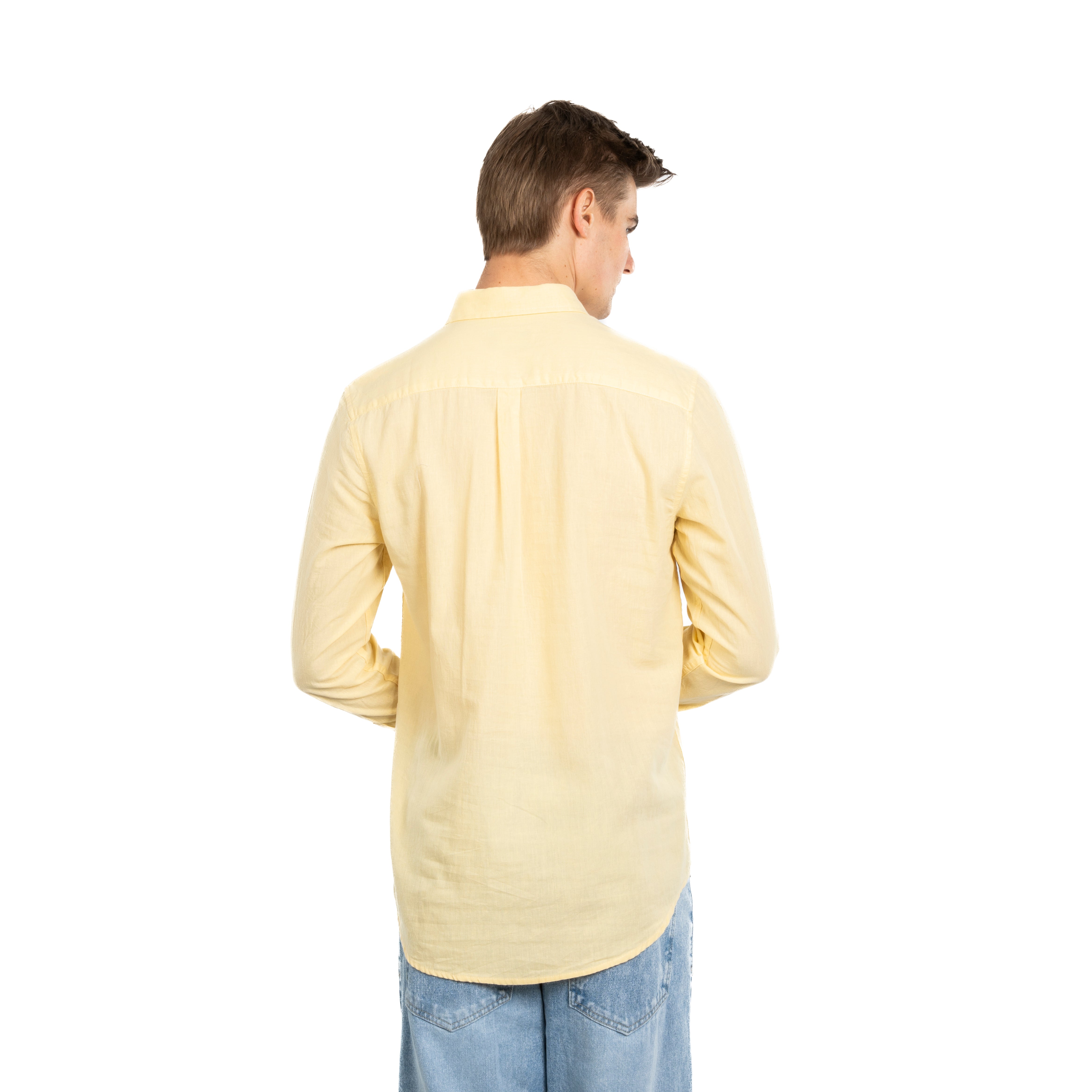 Long Sleeve Shirt - Men - Plain