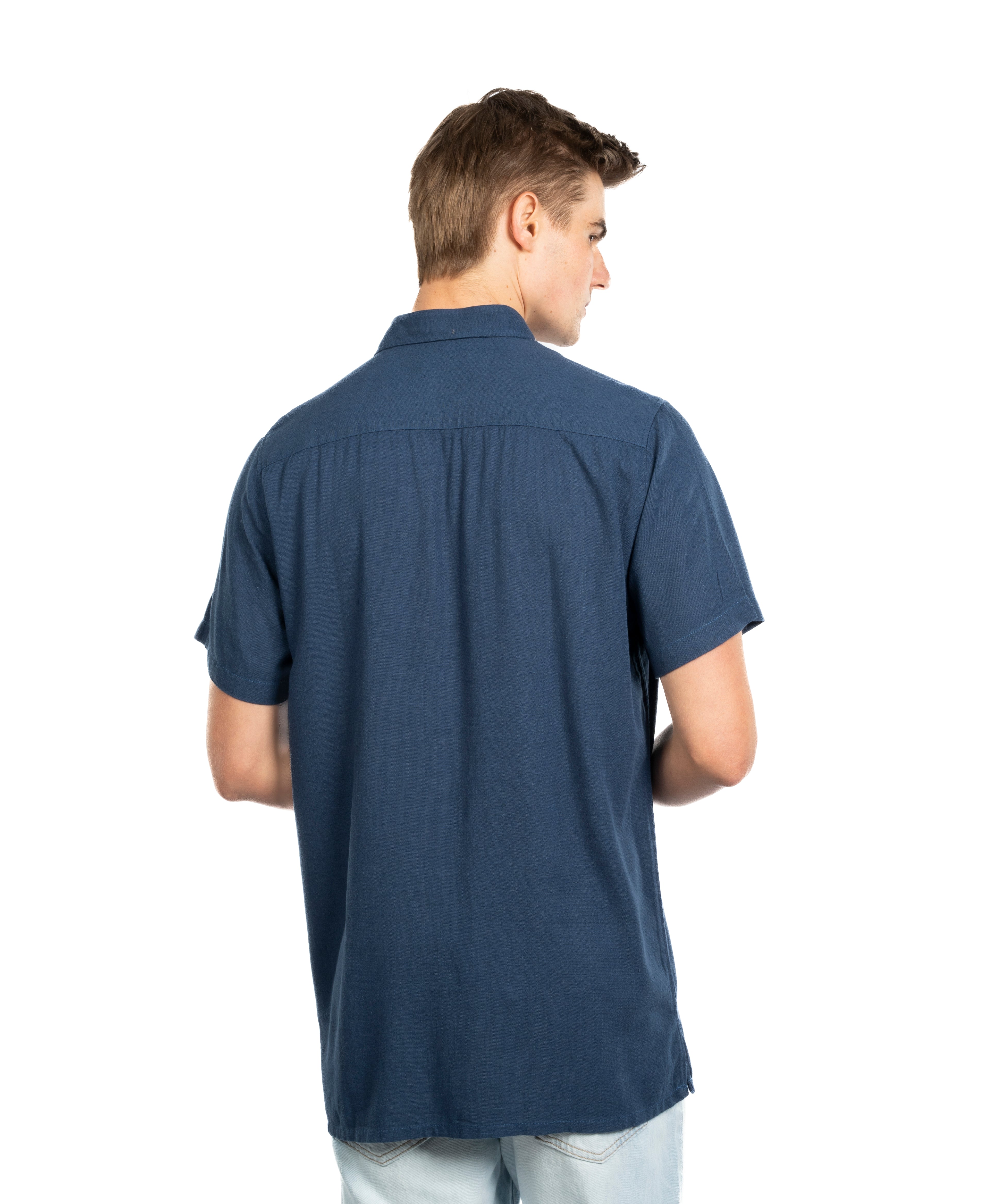 Half Sleeve Shirt - Men - Striped