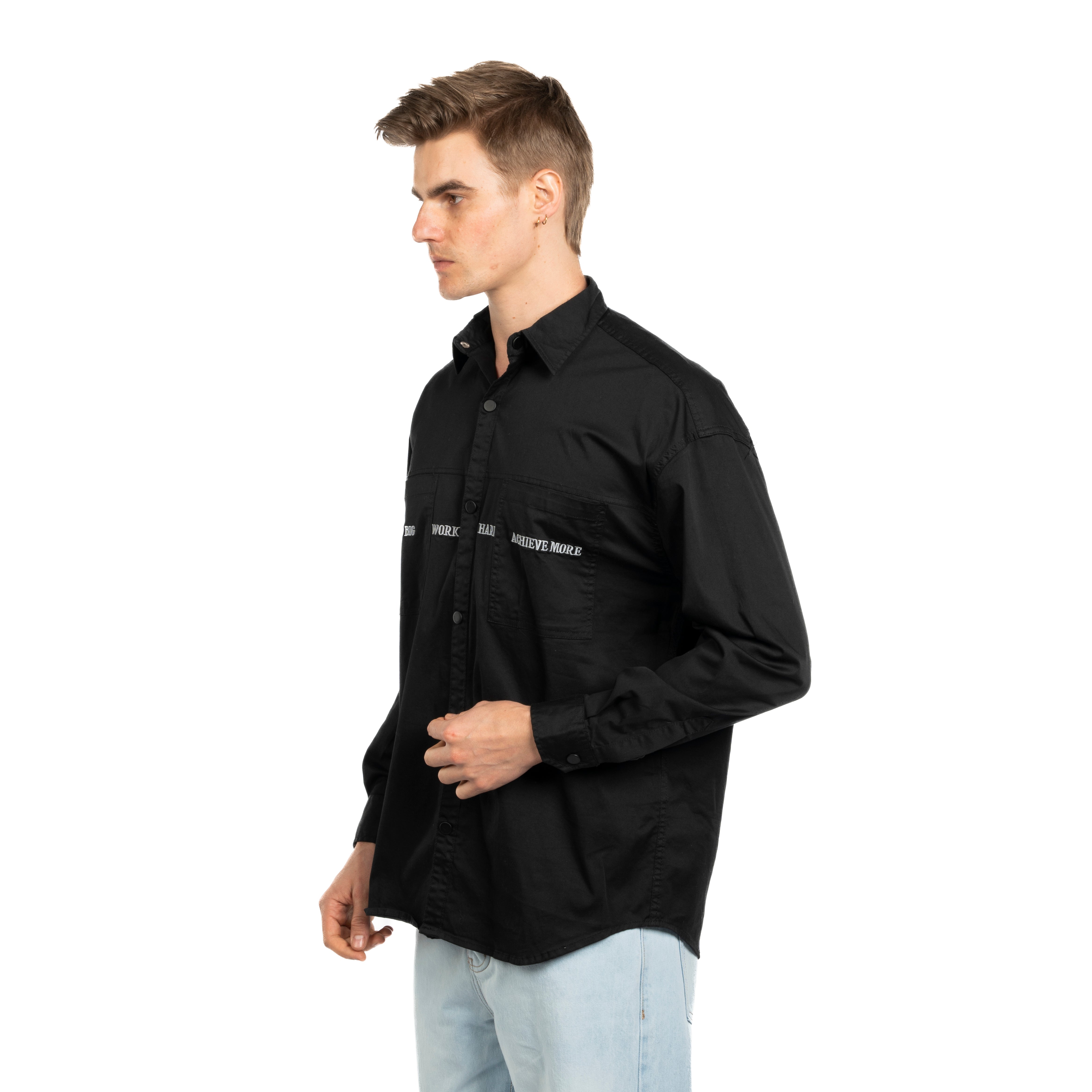 Long Sleeve Shirt - Men - Plain