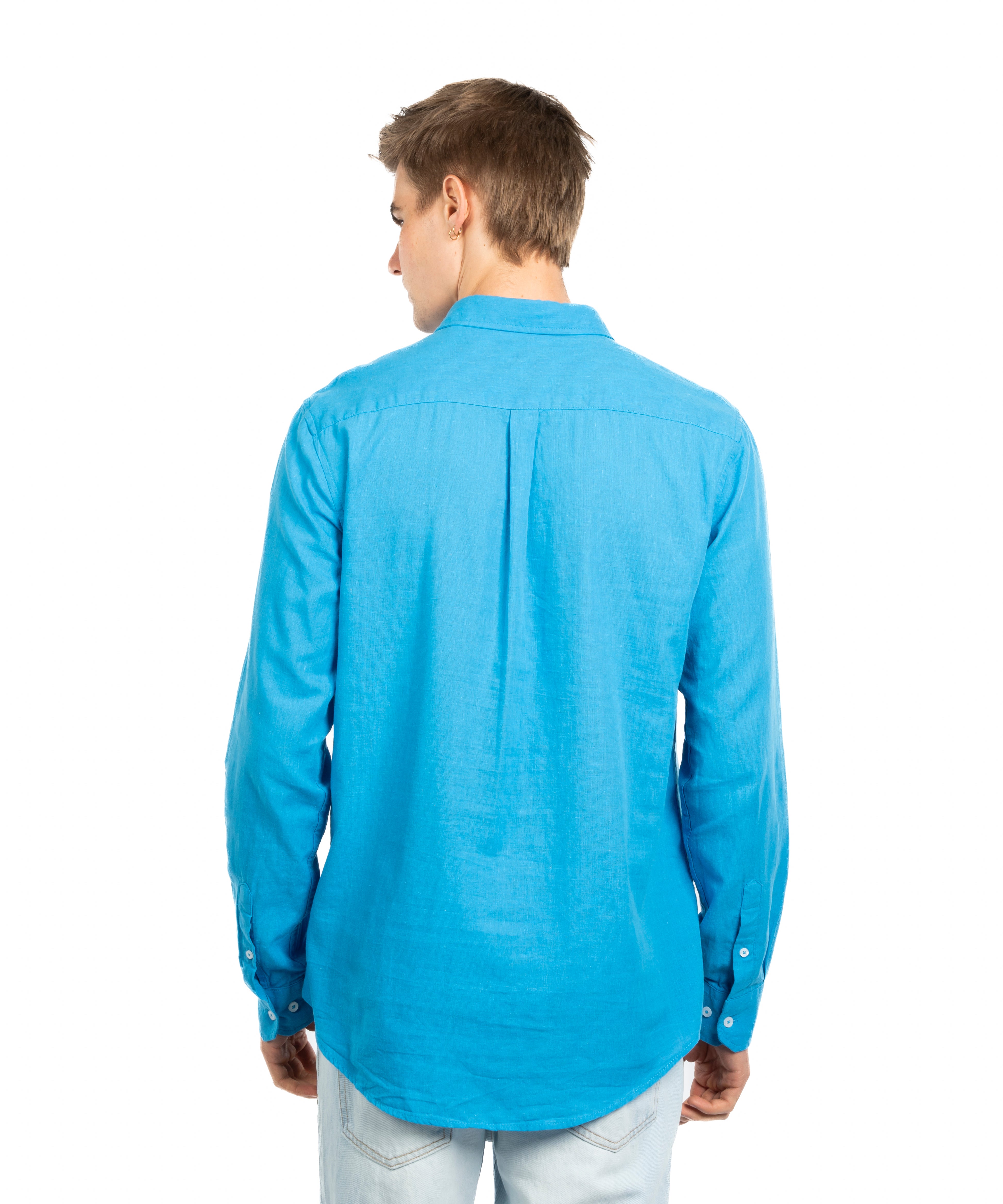 Long Sleeve Shirt - Men - Plain