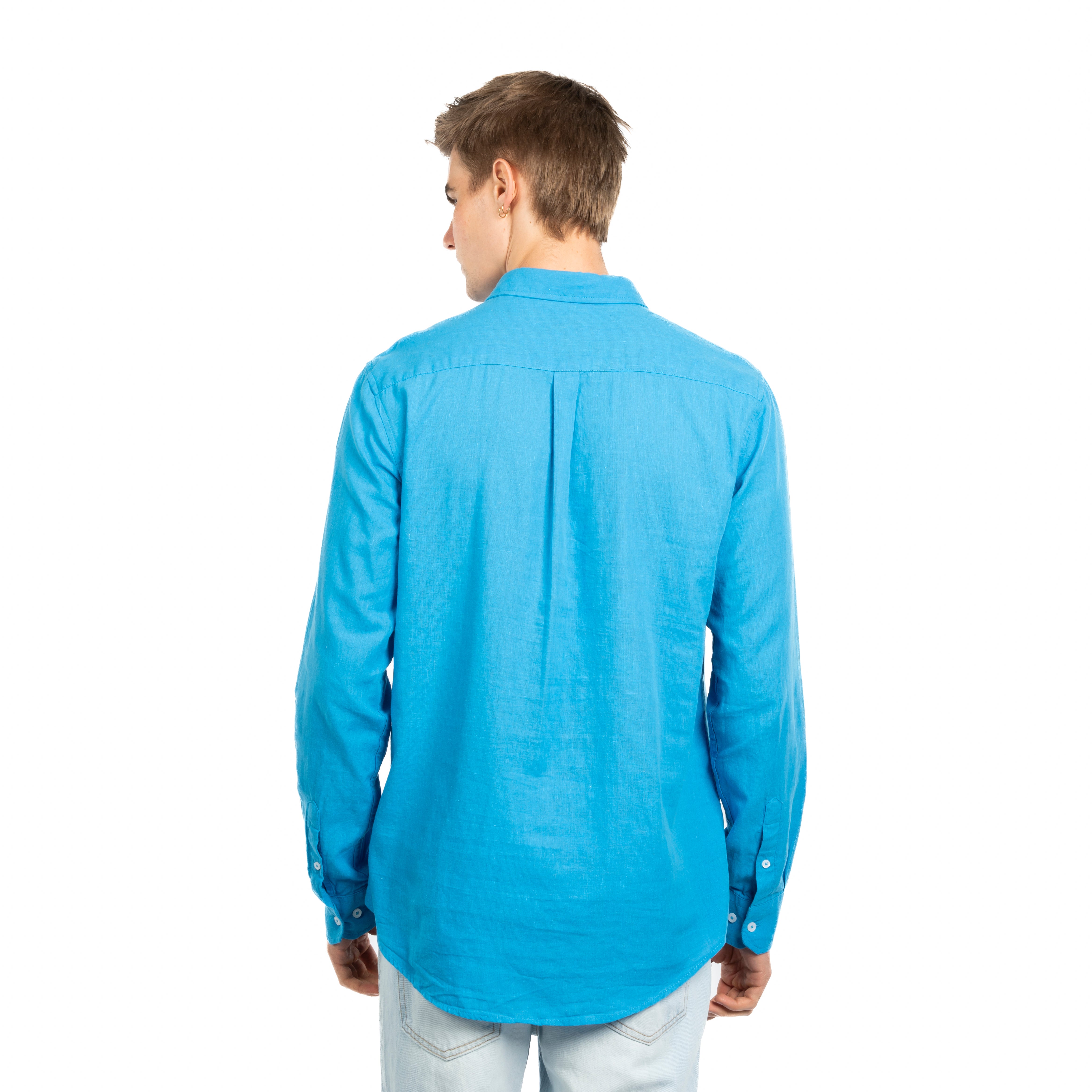 Long Sleeve Shirt - Men - Plain