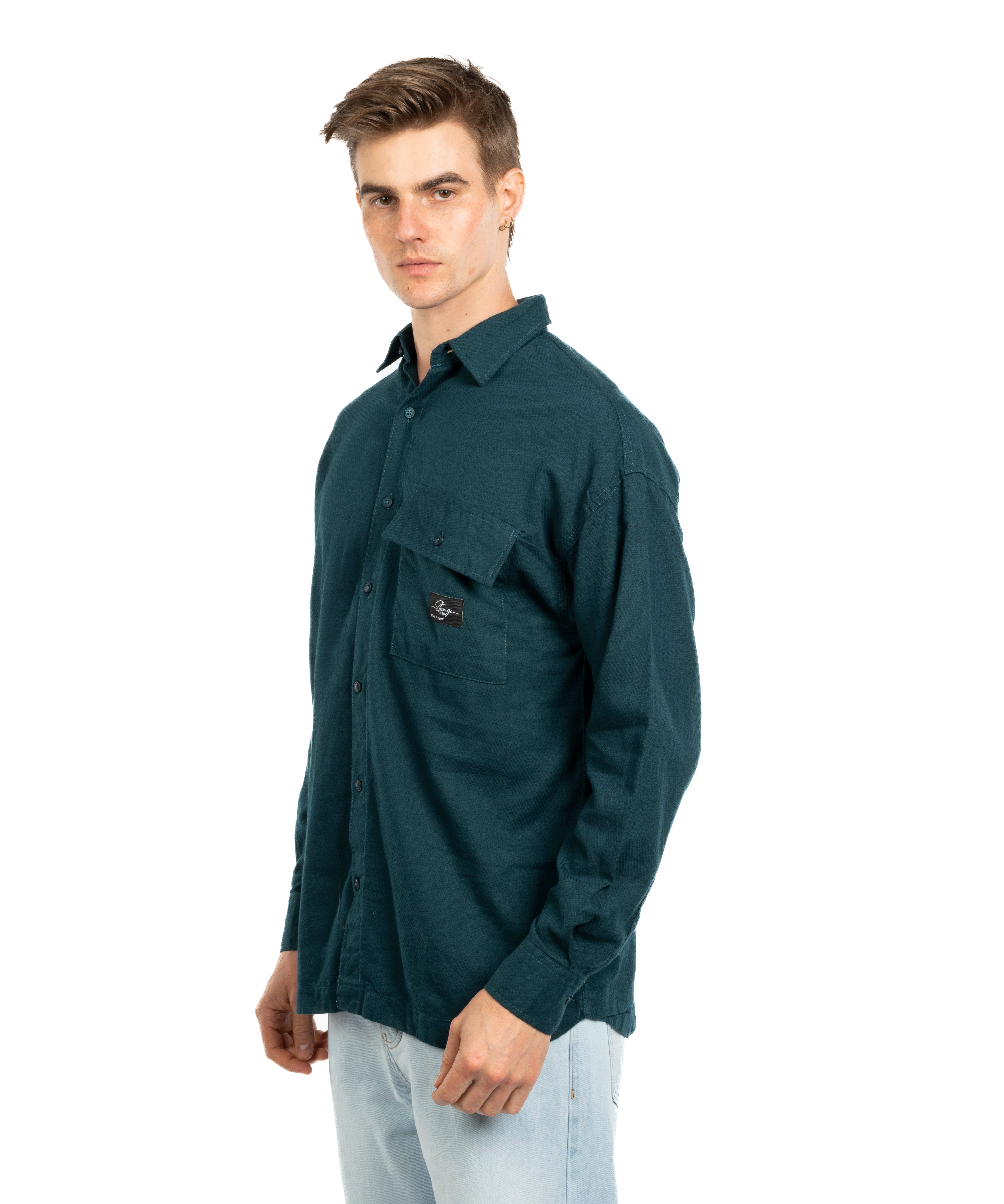 Long Sleeve Shirt - Men - Plain