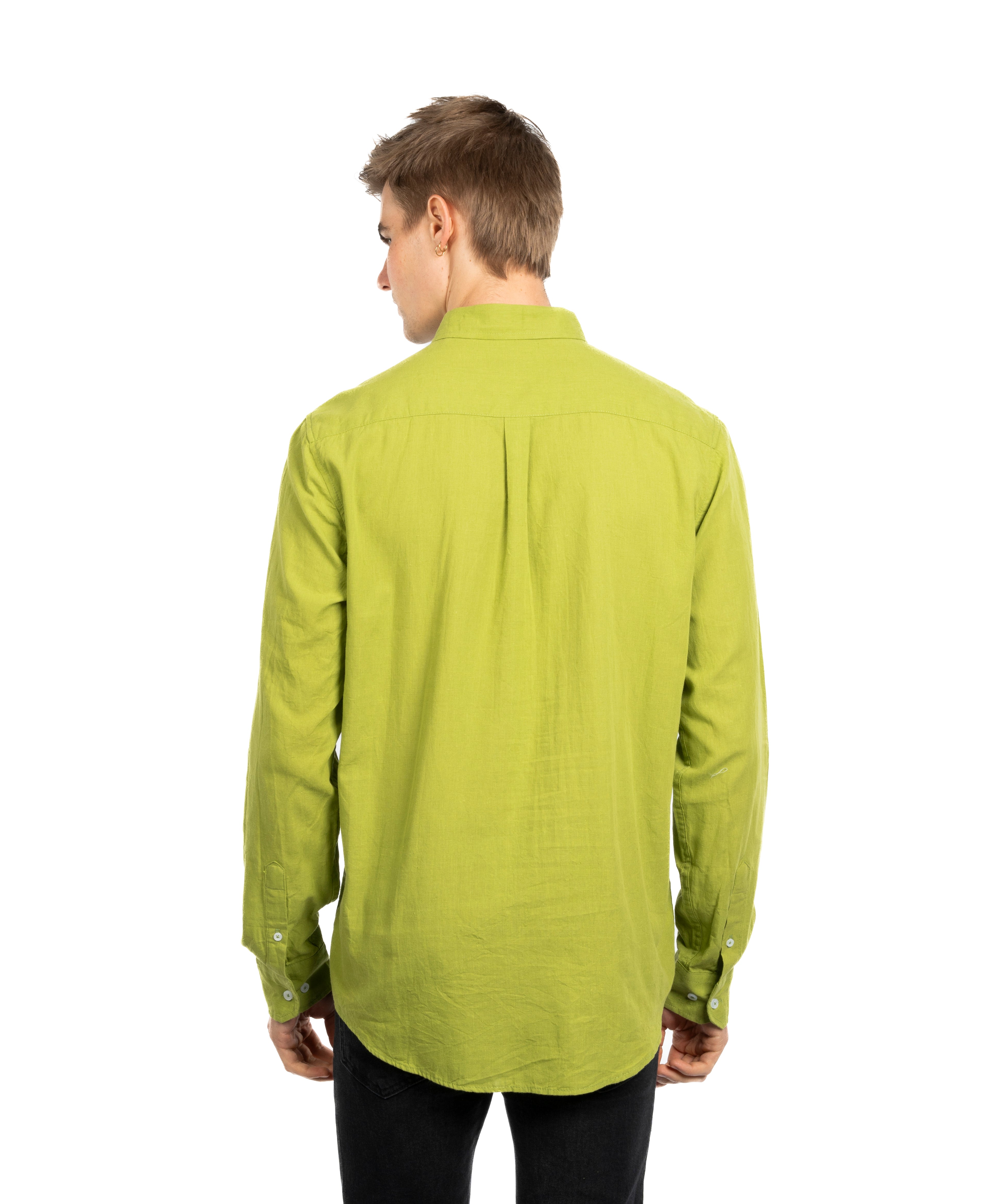 Long Sleeve Shirt - Men - Plain