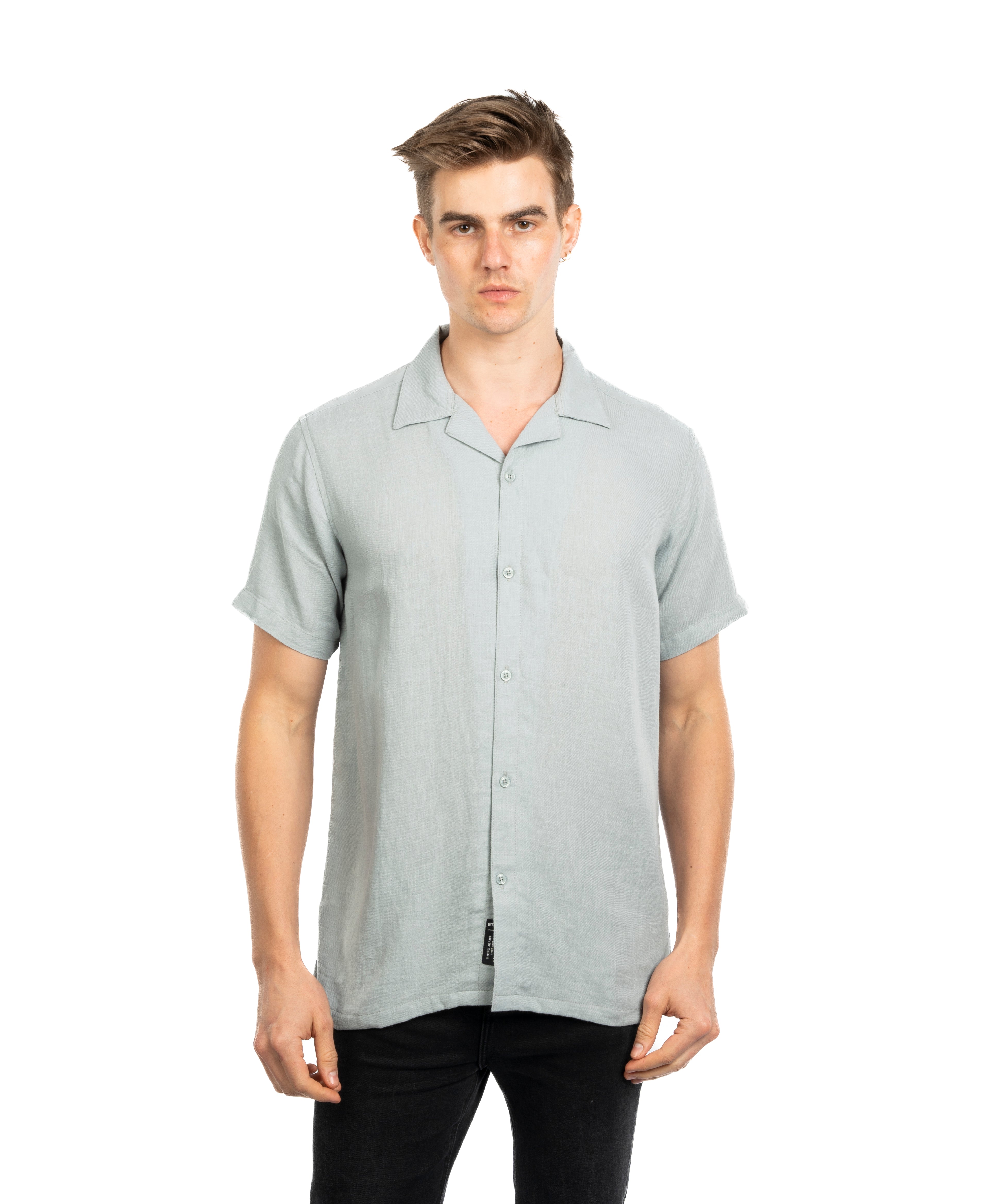 Half Sleeve Shirt - Men - Plain