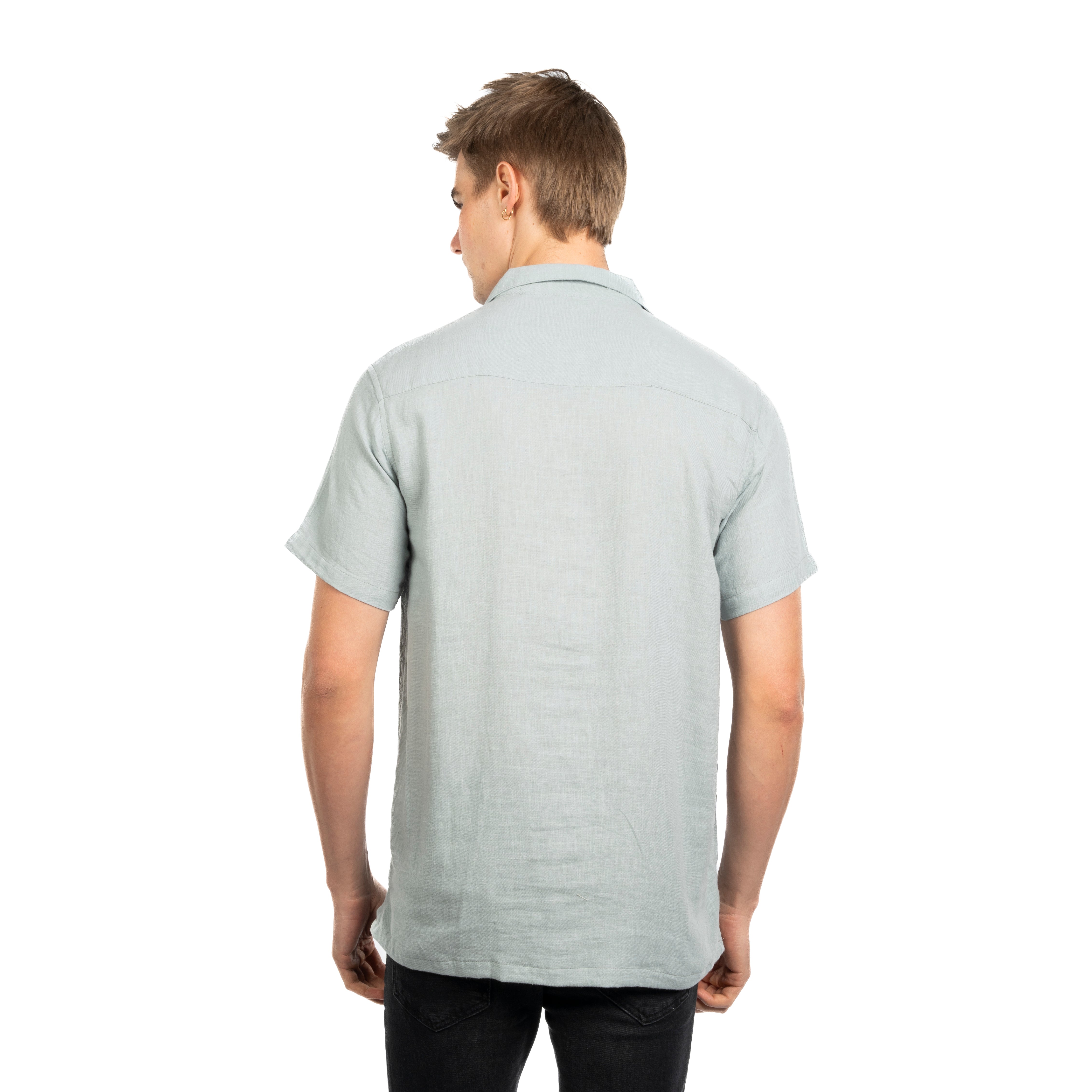 Half Sleeve Shirt - Men - Plain