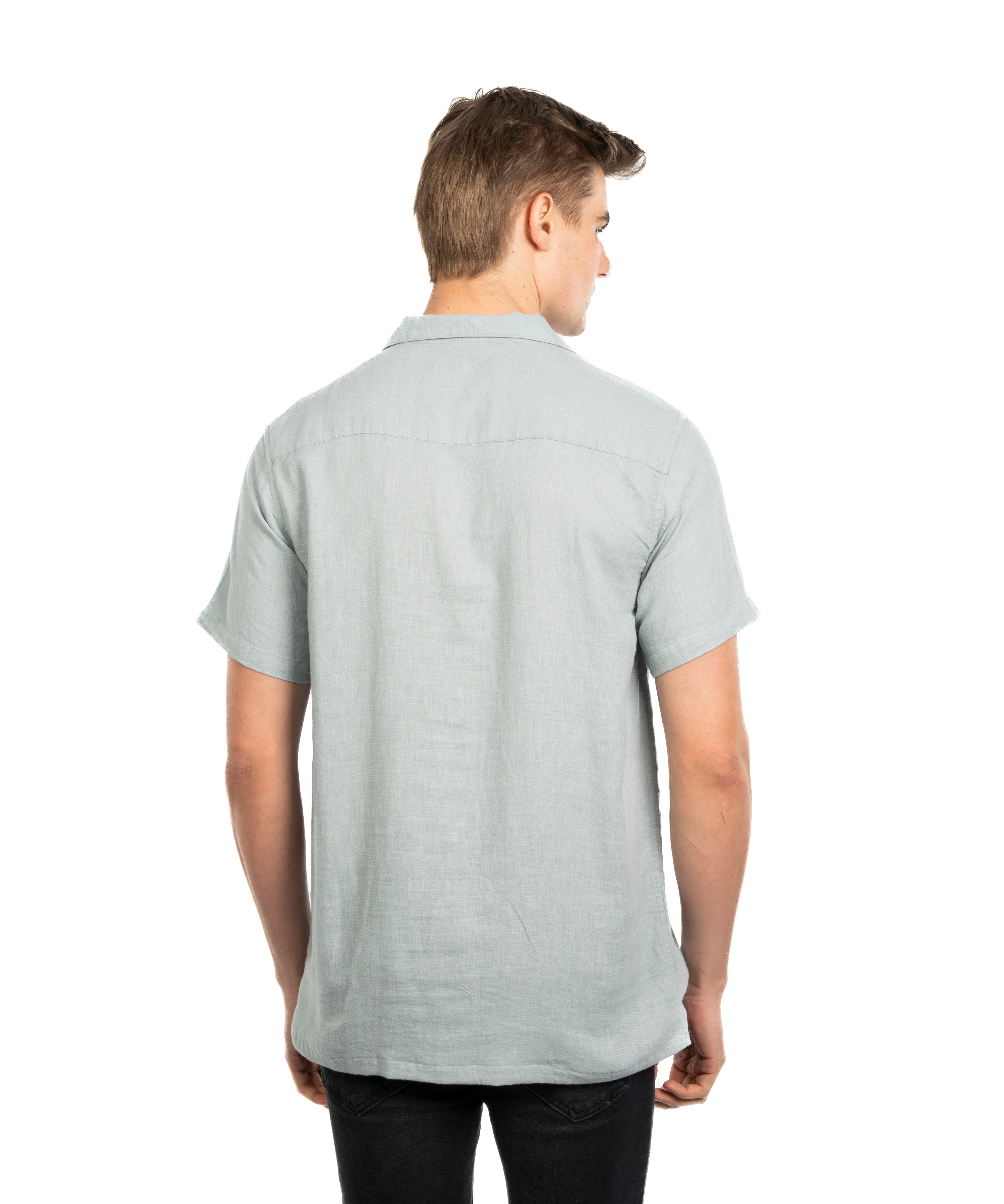 Half Sleeve Shirt - Men - Plain