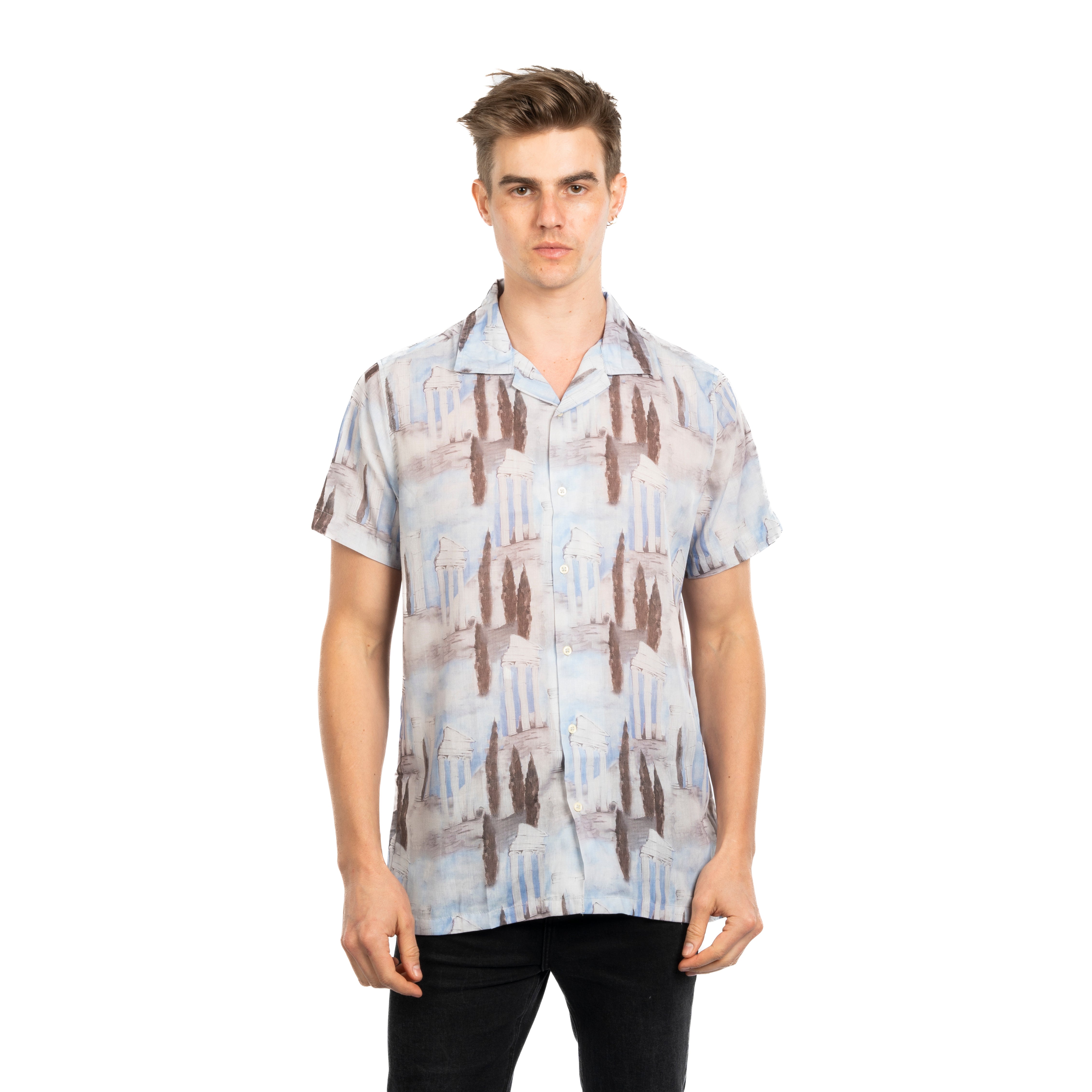 Half Sleeve Shirt - Men - Plaid