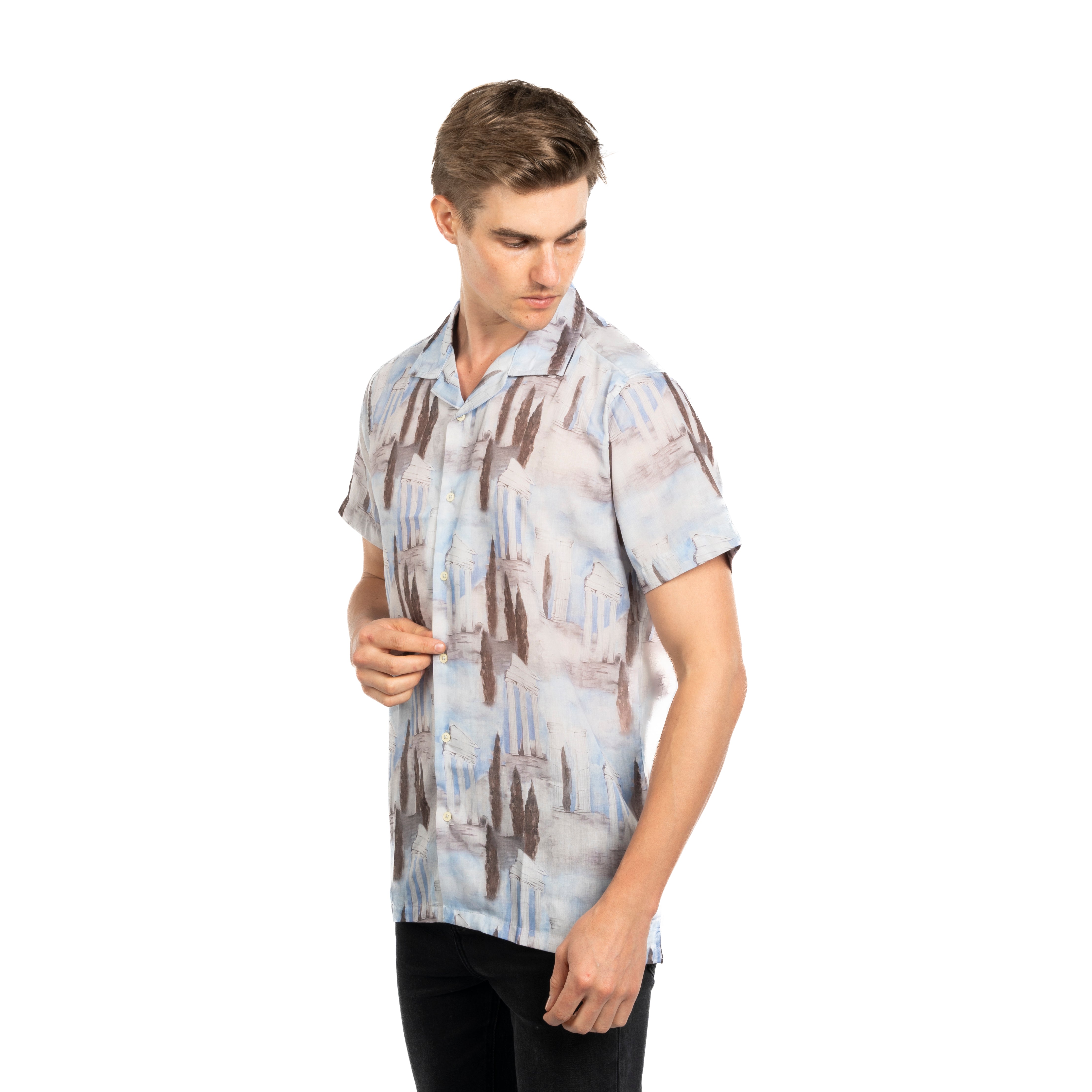 Half Sleeve Shirt - Men - Plaid