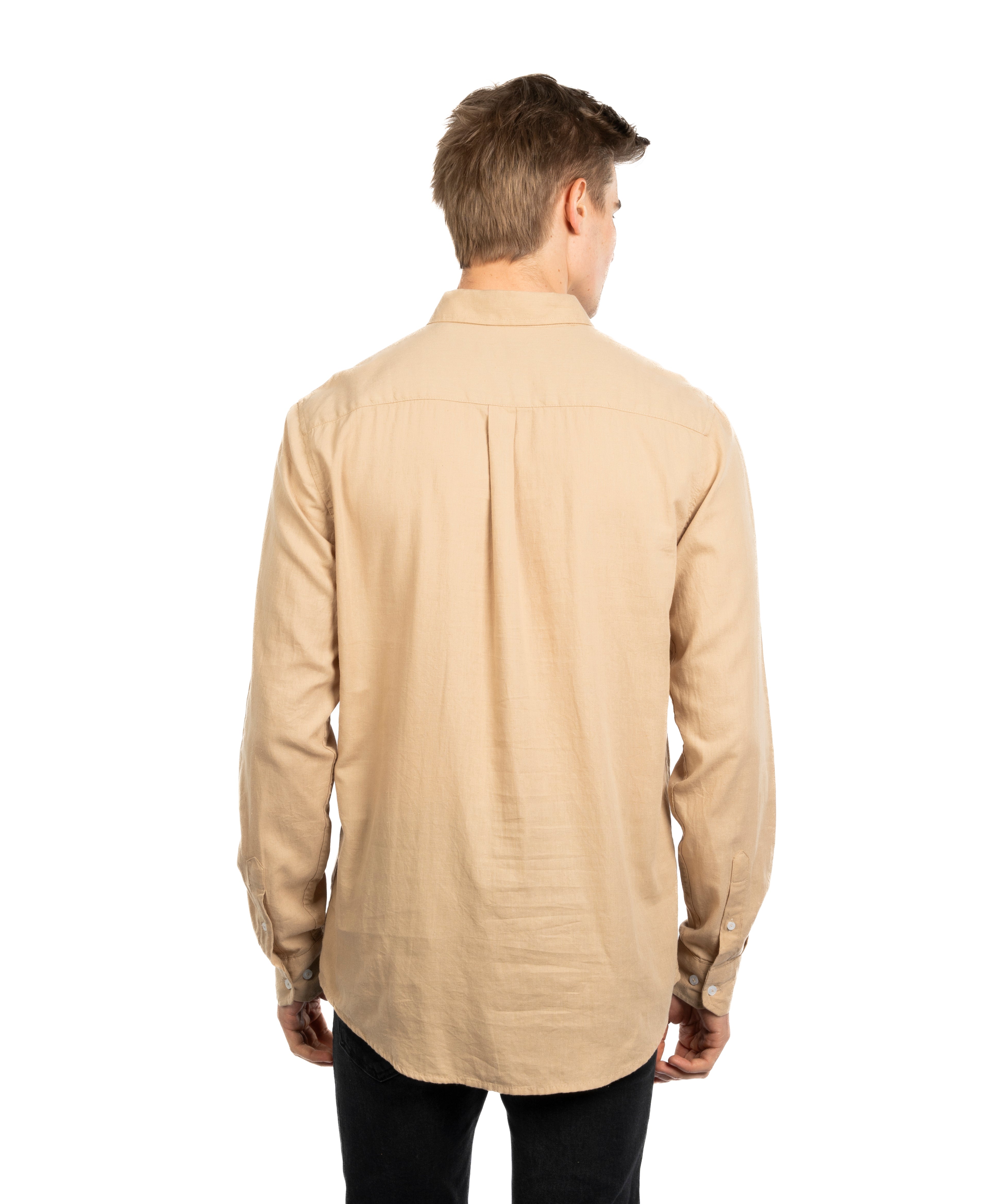Long Sleeve Shirt - Men - Plain