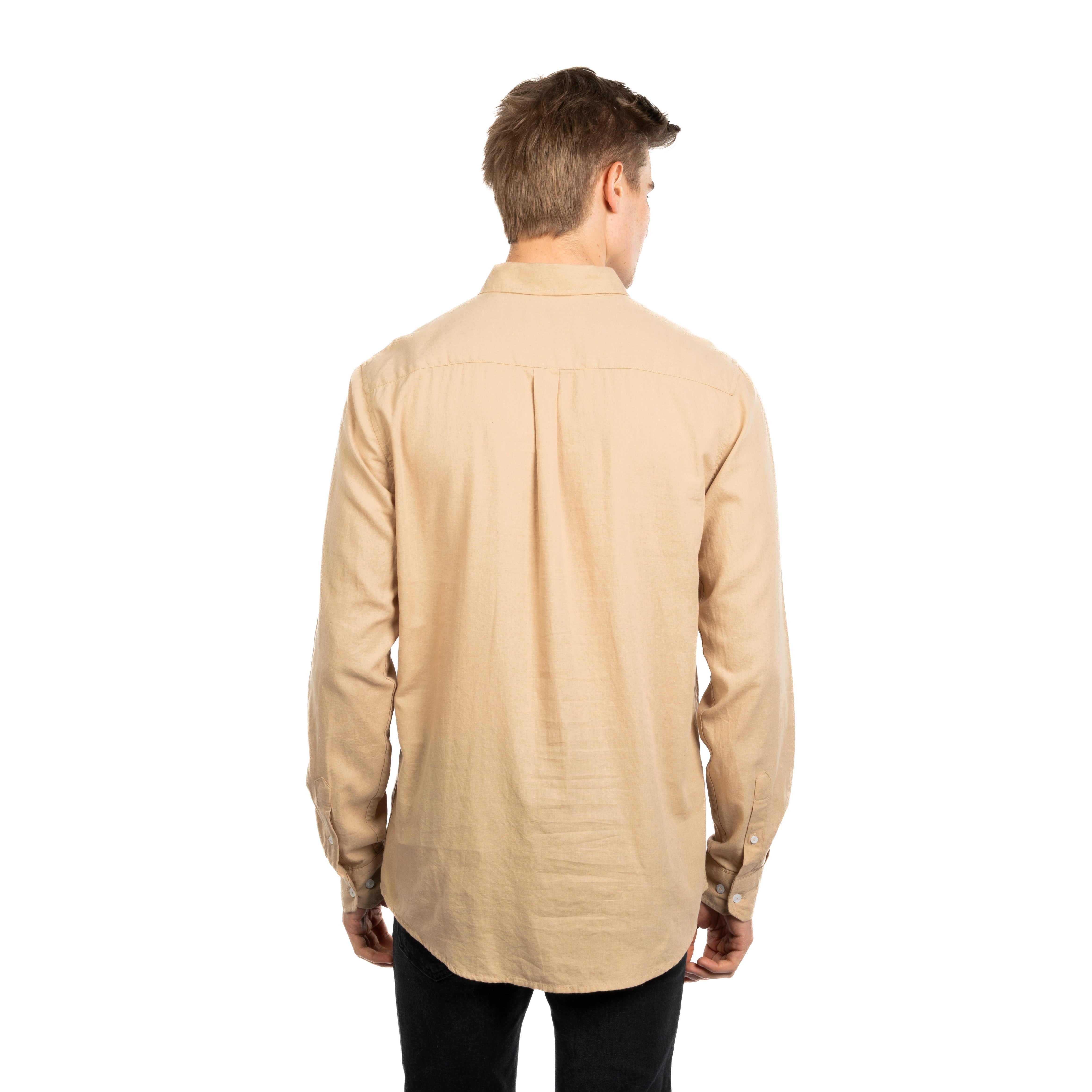 Long Sleeve Shirt - Men - Plain