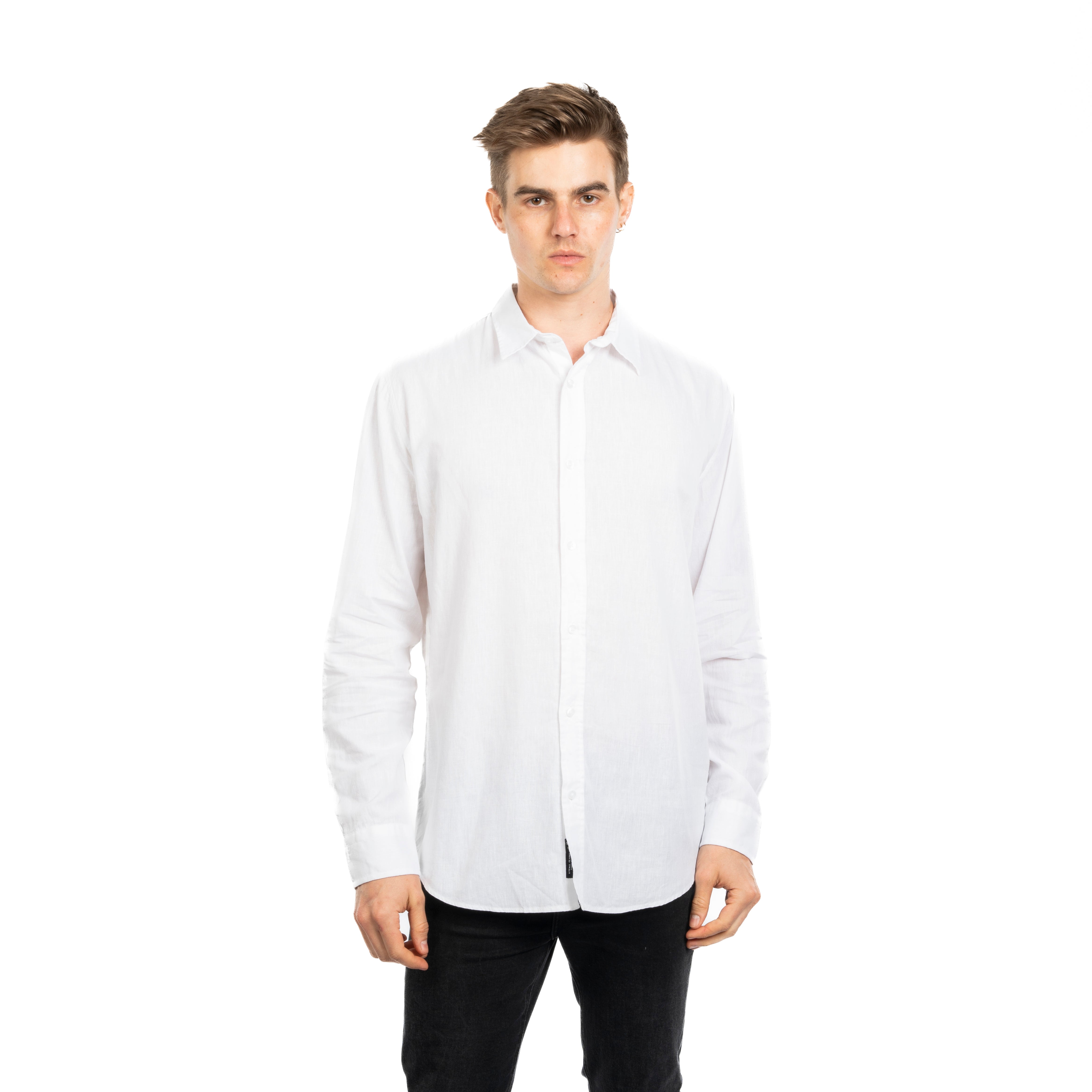 Long Sleeve Shirt - Men - Plain