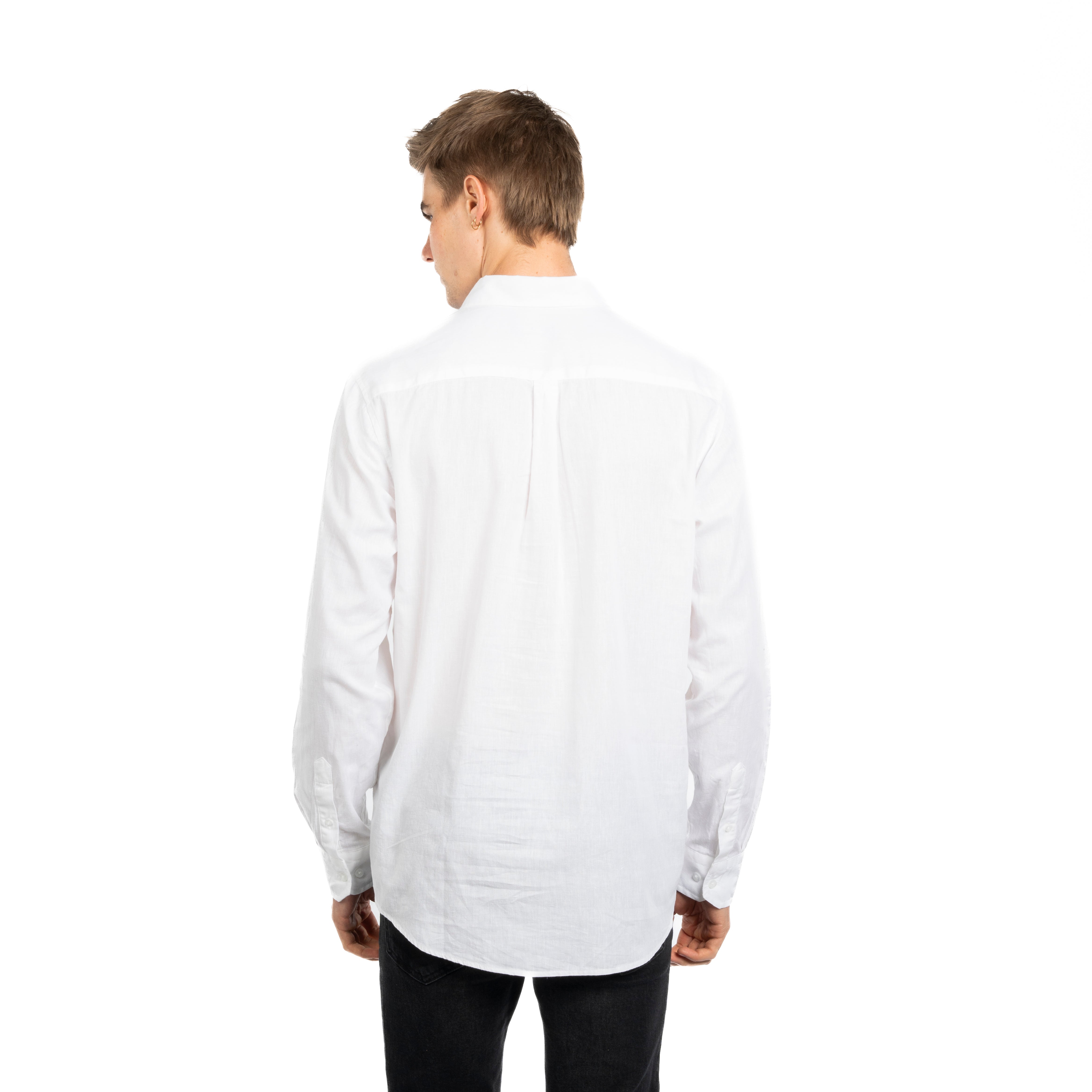 Long Sleeve Shirt - Men - Plain