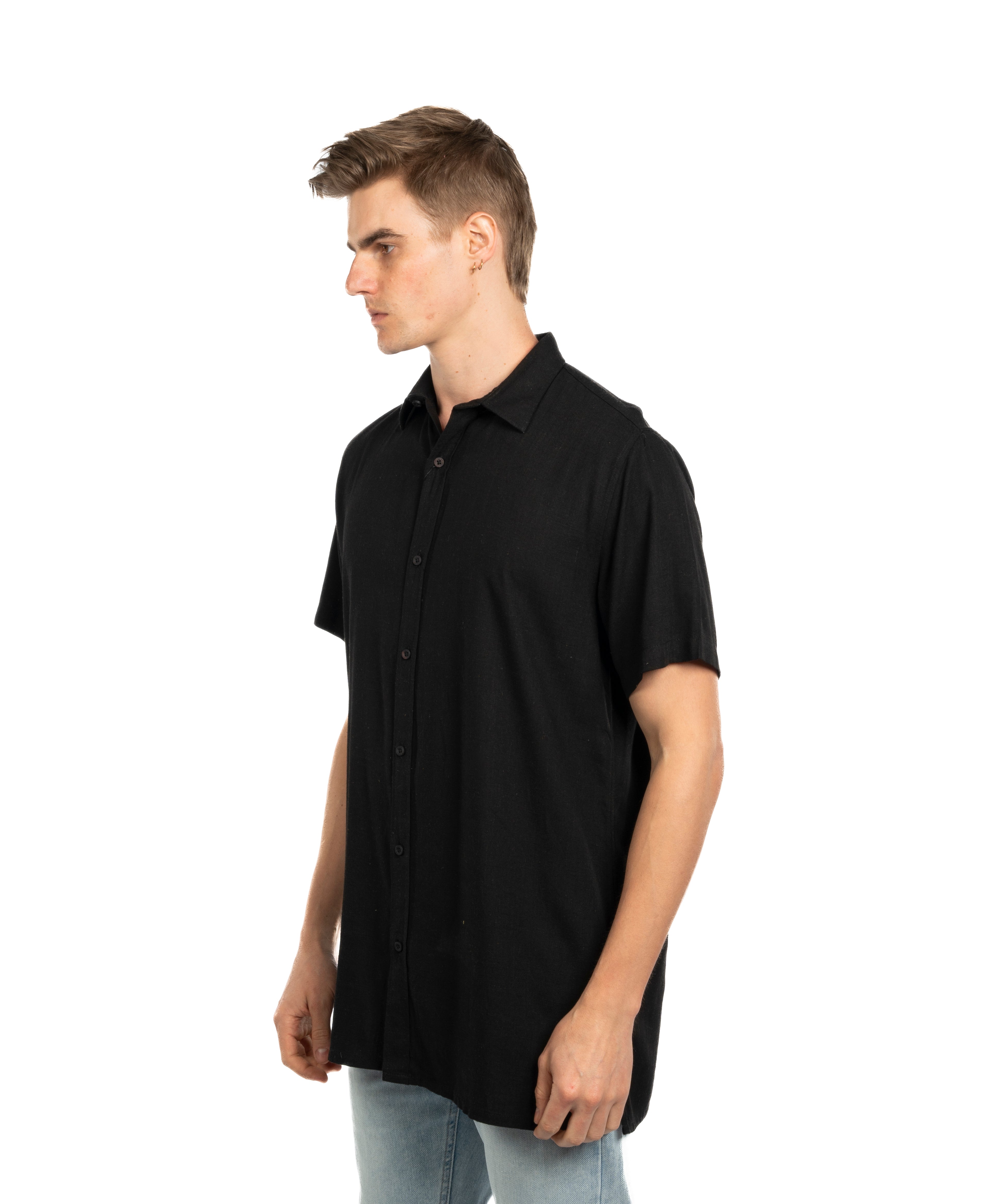 Half Sleeve Shirt - Men - Striped