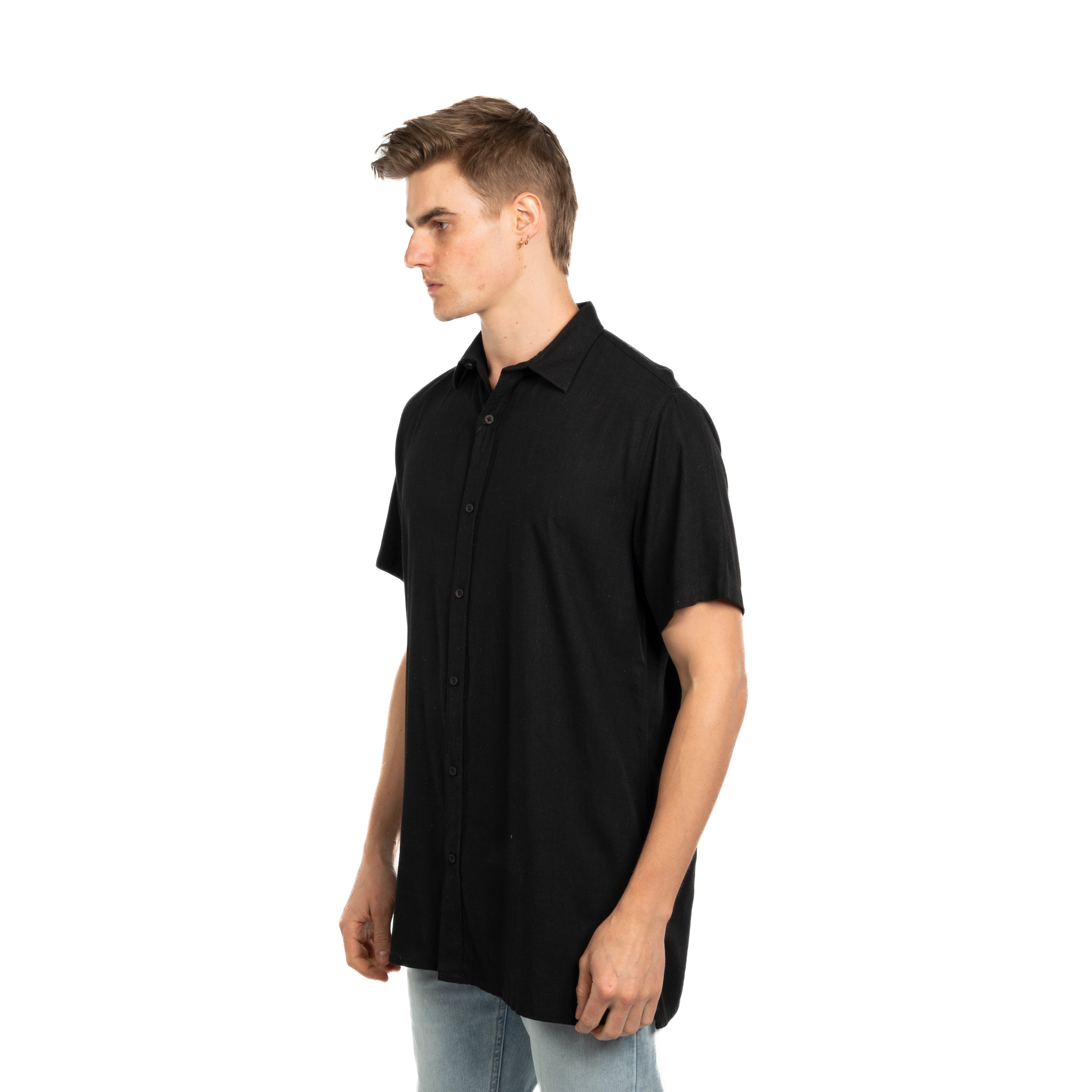 Half Sleeve Shirt - Men - Striped