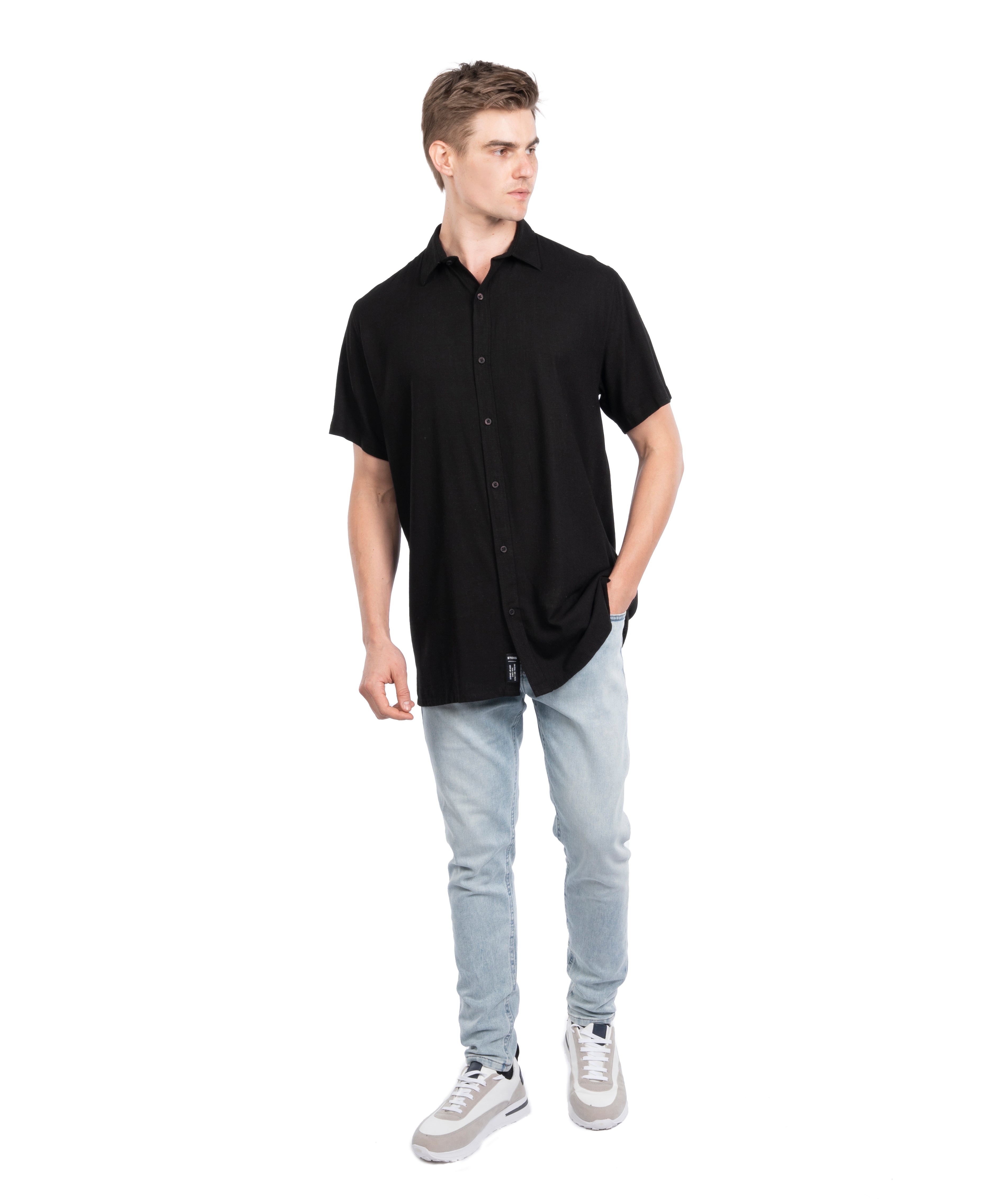 Half Sleeve Shirt - Men - Striped