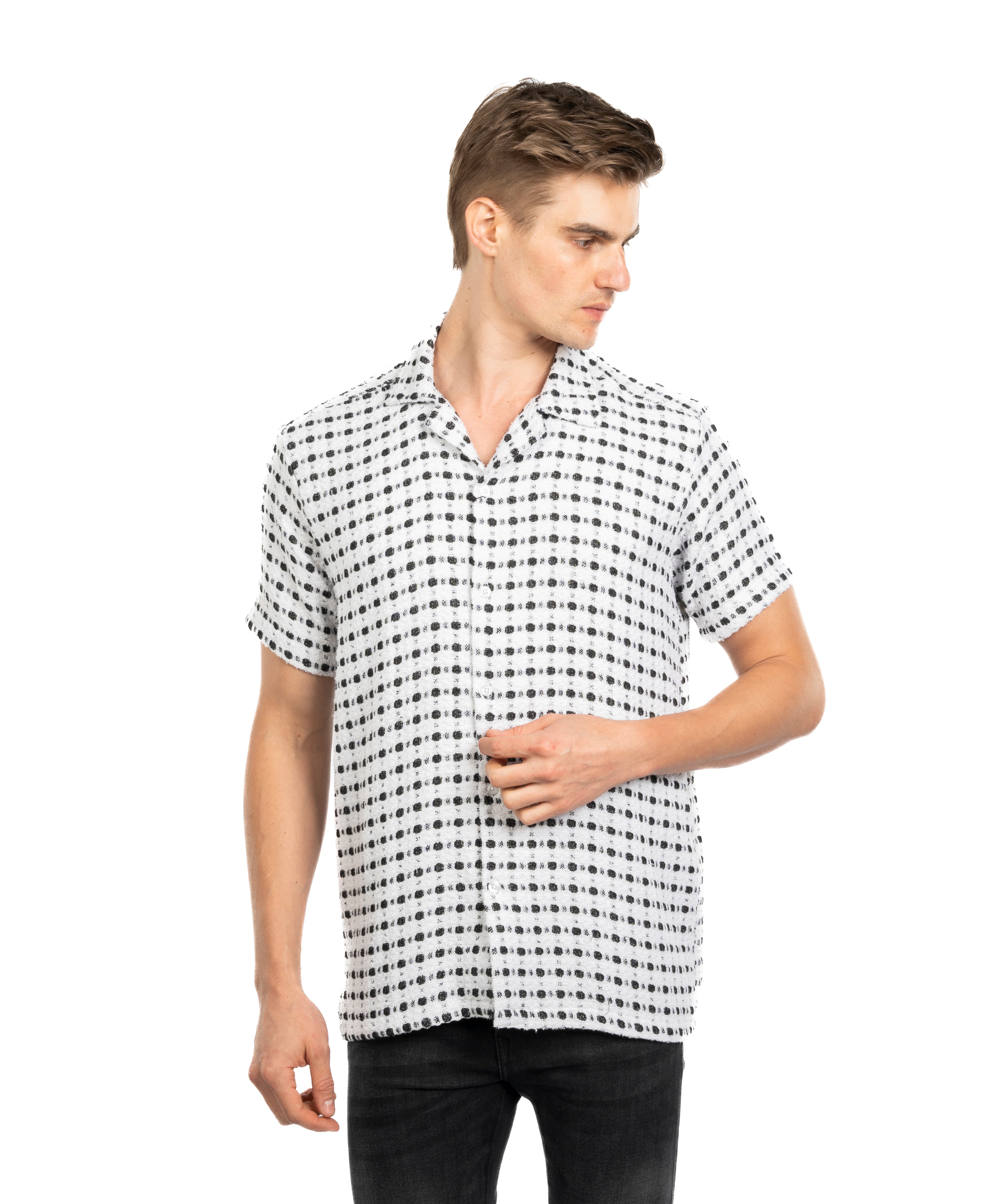 Half Sleeve Shirt - Men - Plaid