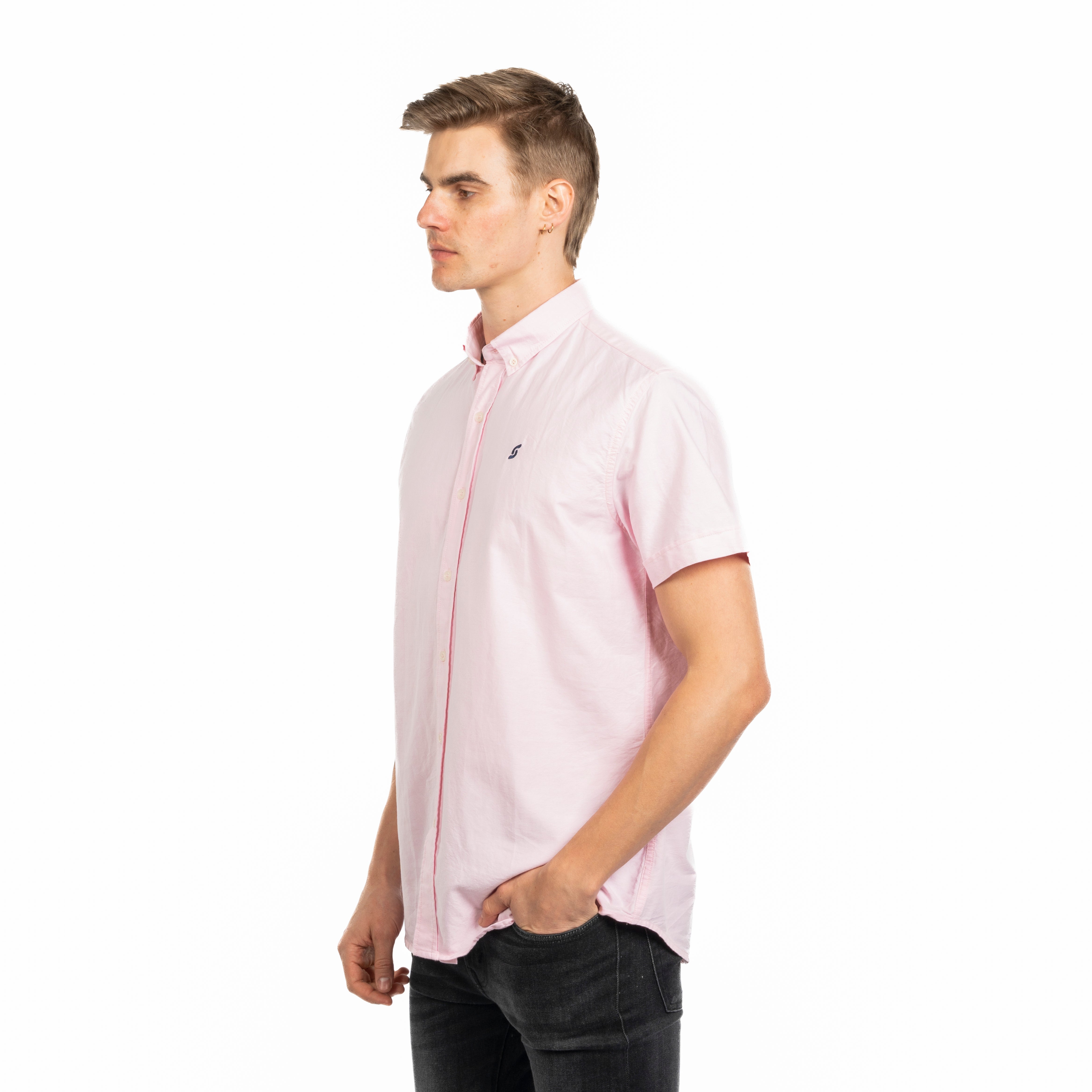 Half Sleeve Shirt - Men - Plain